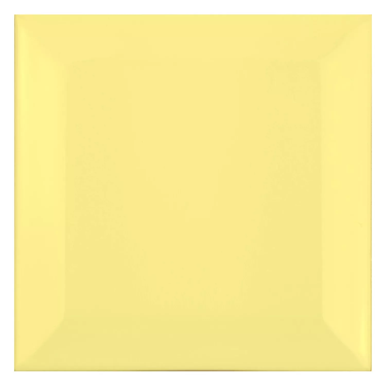 Azulejo de metro Amarillo Mate 10x10 cm Faceta Catarina Amarillo
