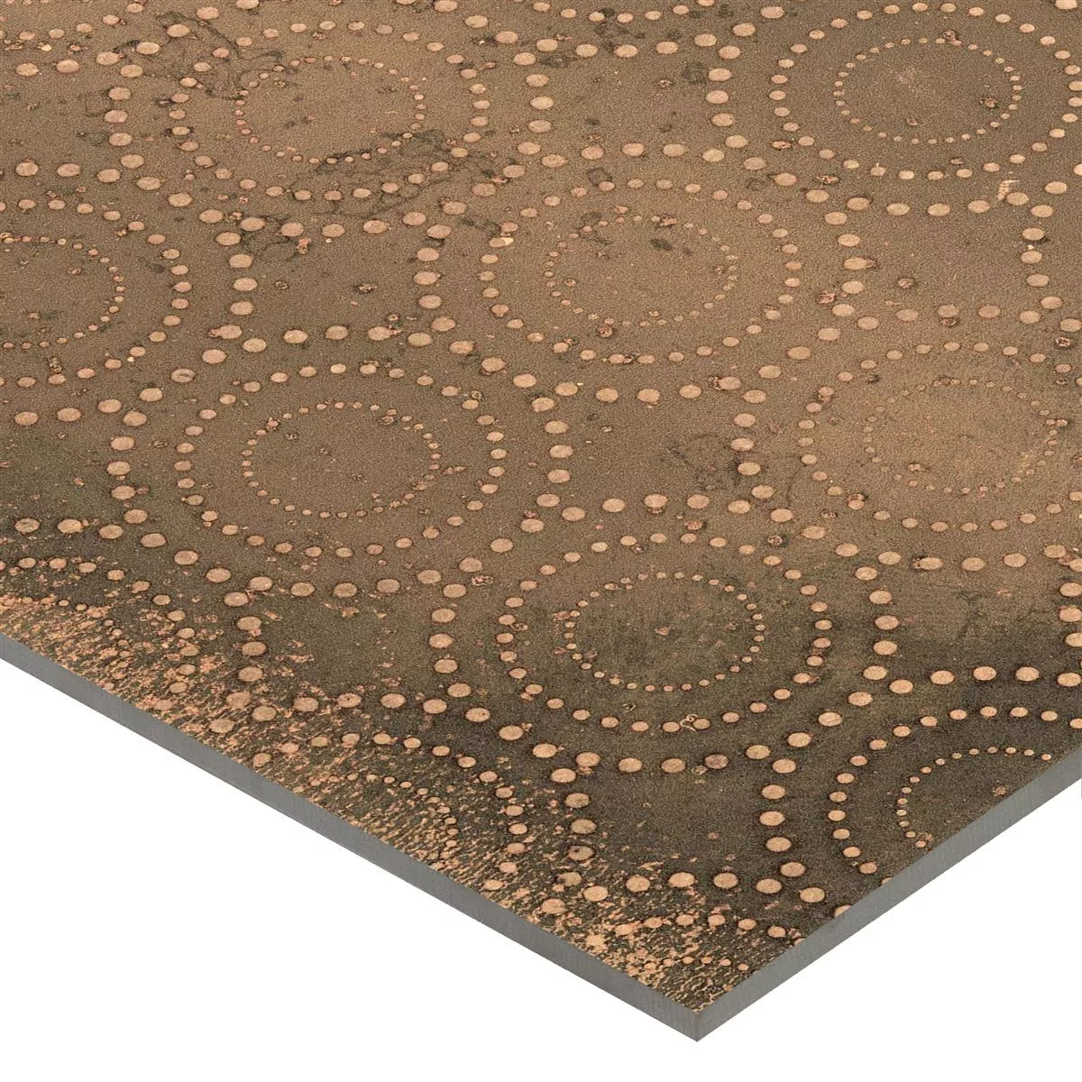 Floor Tiles Chicago Metal Optic Bronze R9 - 18,5x18,5cm - 4