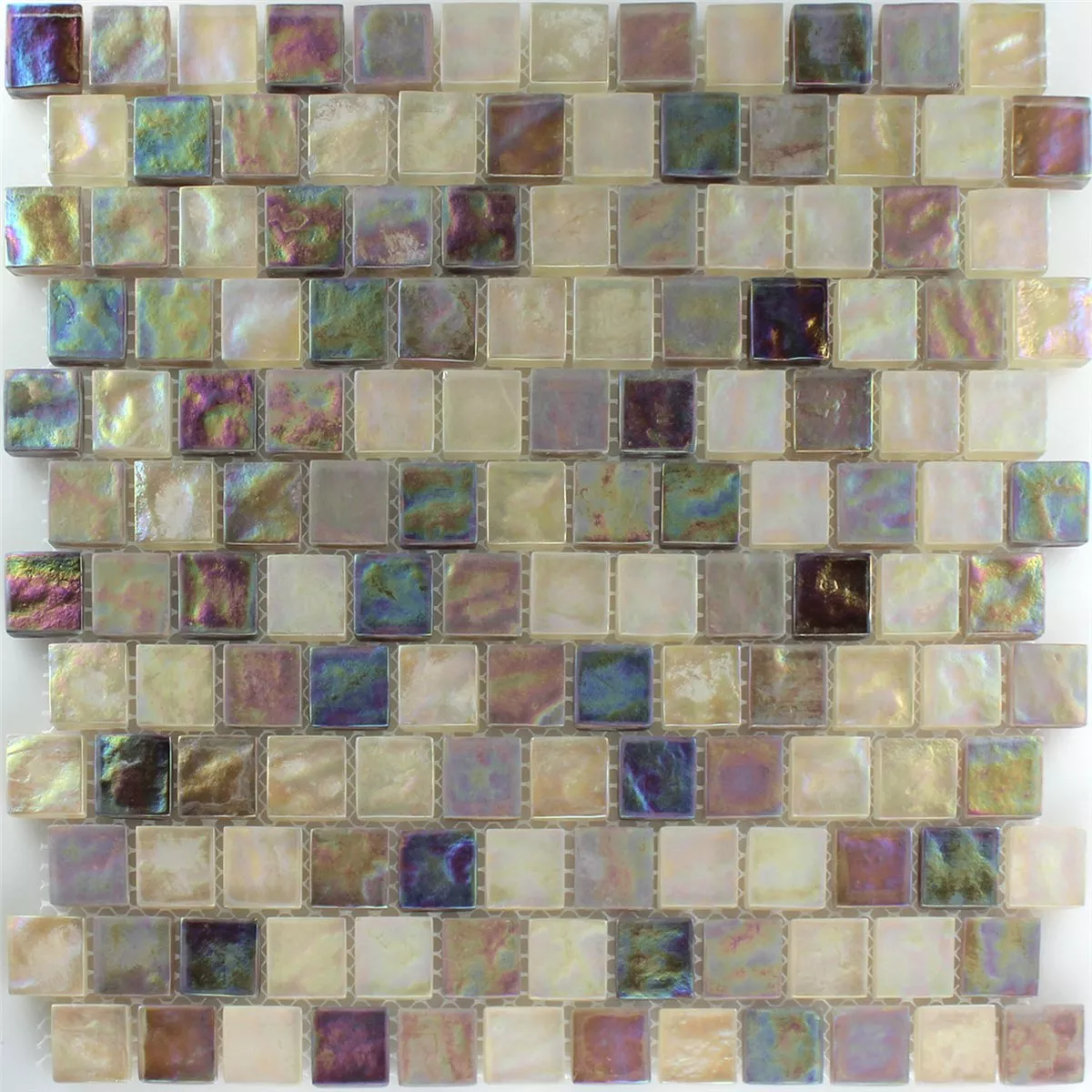 Vzorek Mozaikové Obklady Ze Skla S Perleťovým Efektem