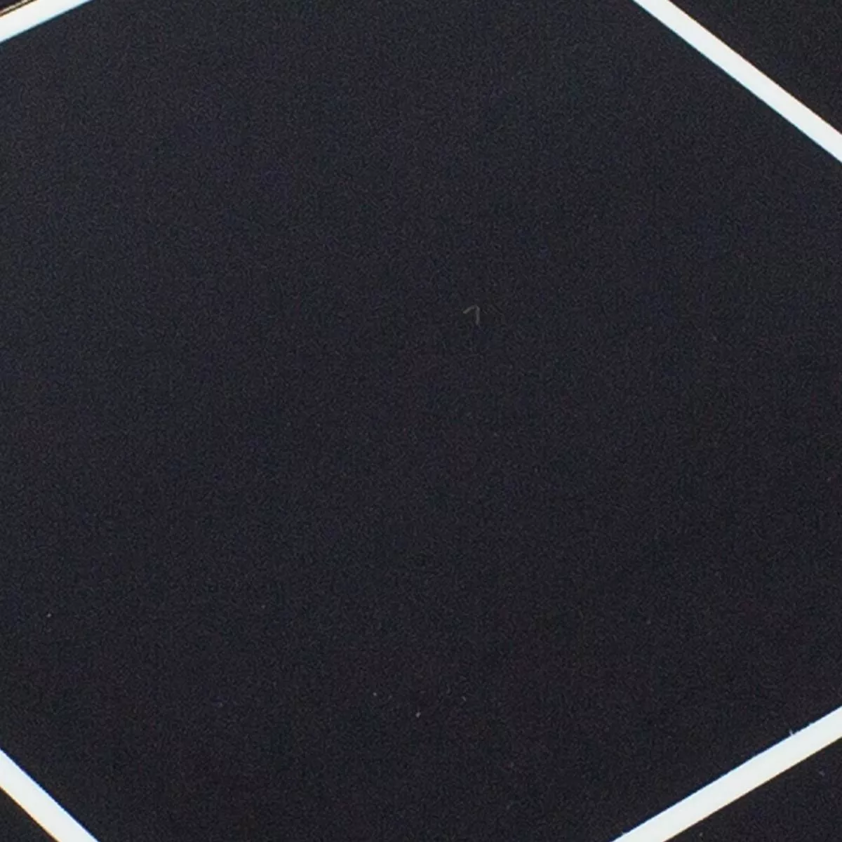 Muster von Aluminium Mosaik Fliesen Lenora Selbstklebend Schwarz