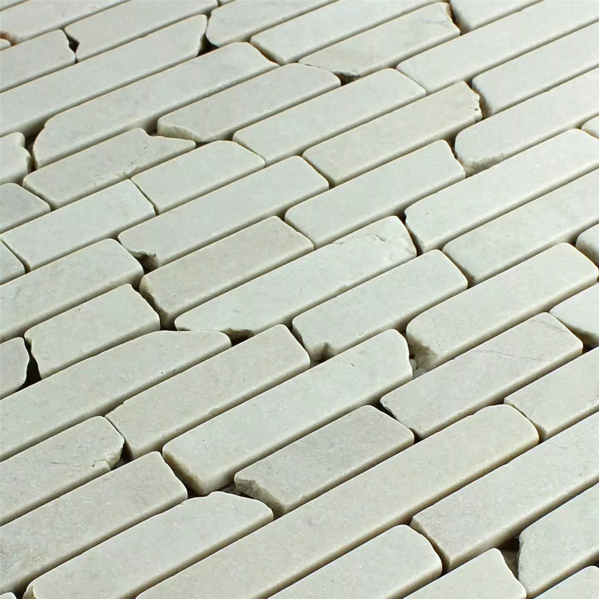 Plăci De Mozaic Marmură Botticino Brick