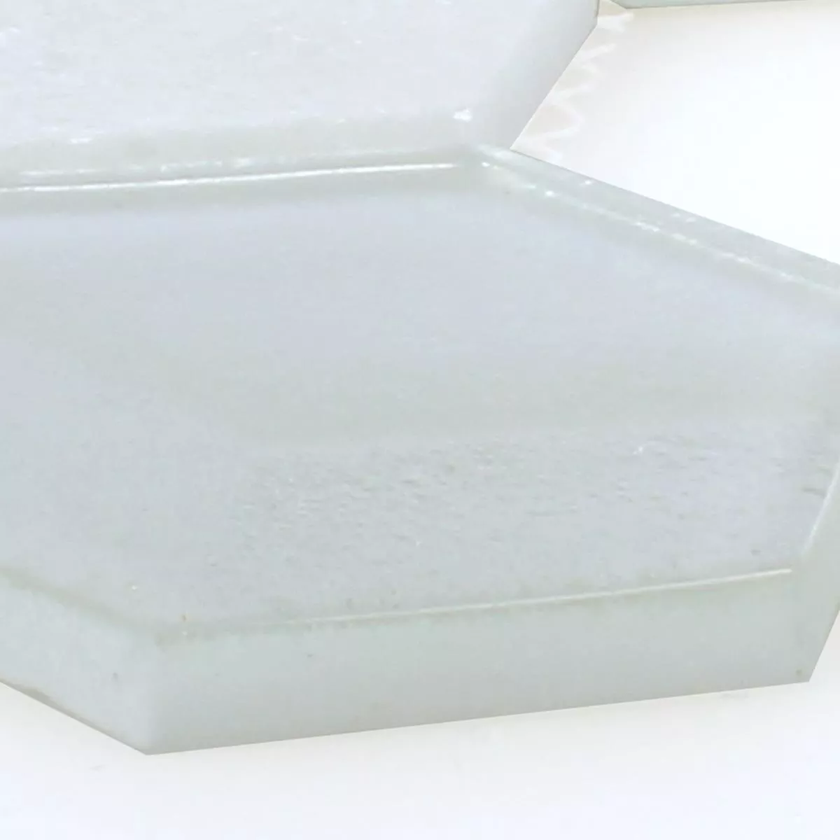 Πρότυπο από Ψηφιδωτά Πλακάκια Εξάγωνο Ποτήρι Φυσική Πέτρα Ασπρο 3D