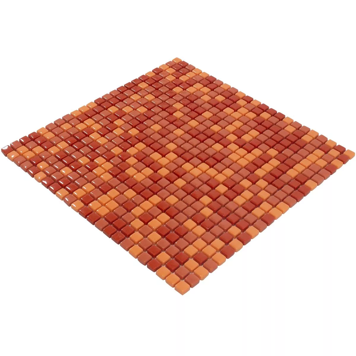 Mosaïque Miroir Rouge 1 × 1 cm Mosaïque Miroir Rouge 1 × 1 cm
