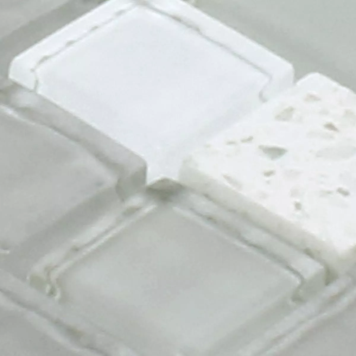 Πρότυπο από Ψηφιδωτά Πλακάκια Lauria Ποτήρι Tεχνητή Πέτρα Ασπρο