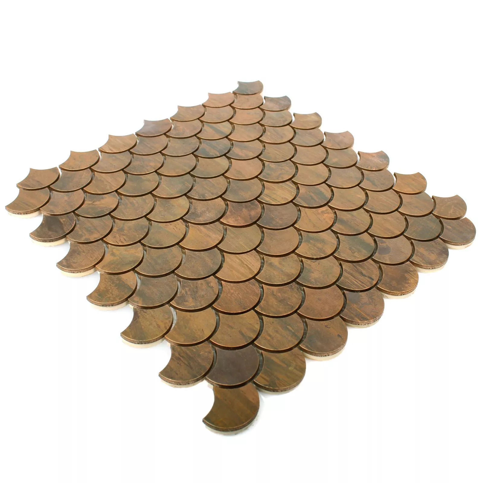 Sample Metal Copper Mosaic Tiles Myron Scale Form