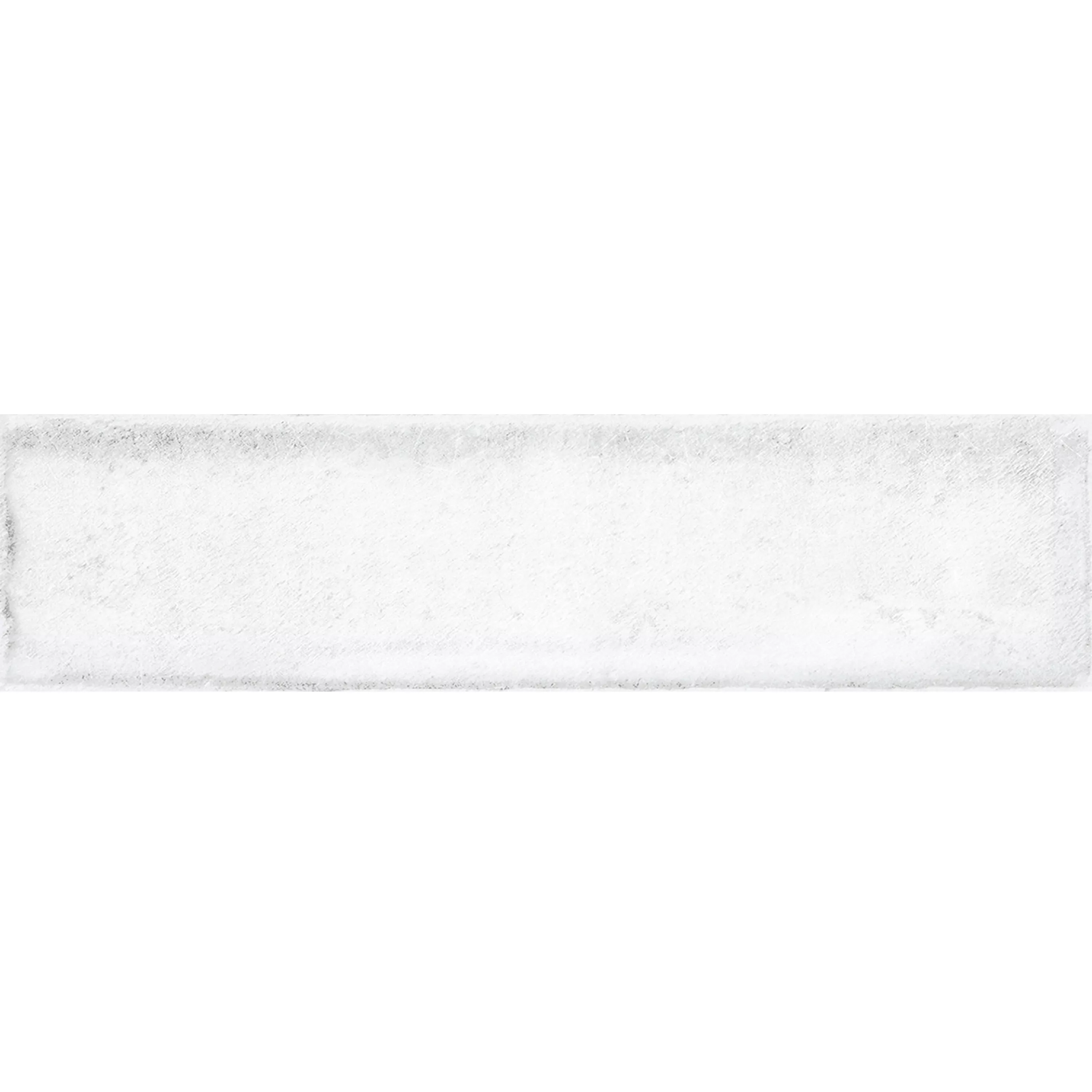Cтенни Плочки Maestro Вълнообразен Блестящ Бяло 7,5x30cm