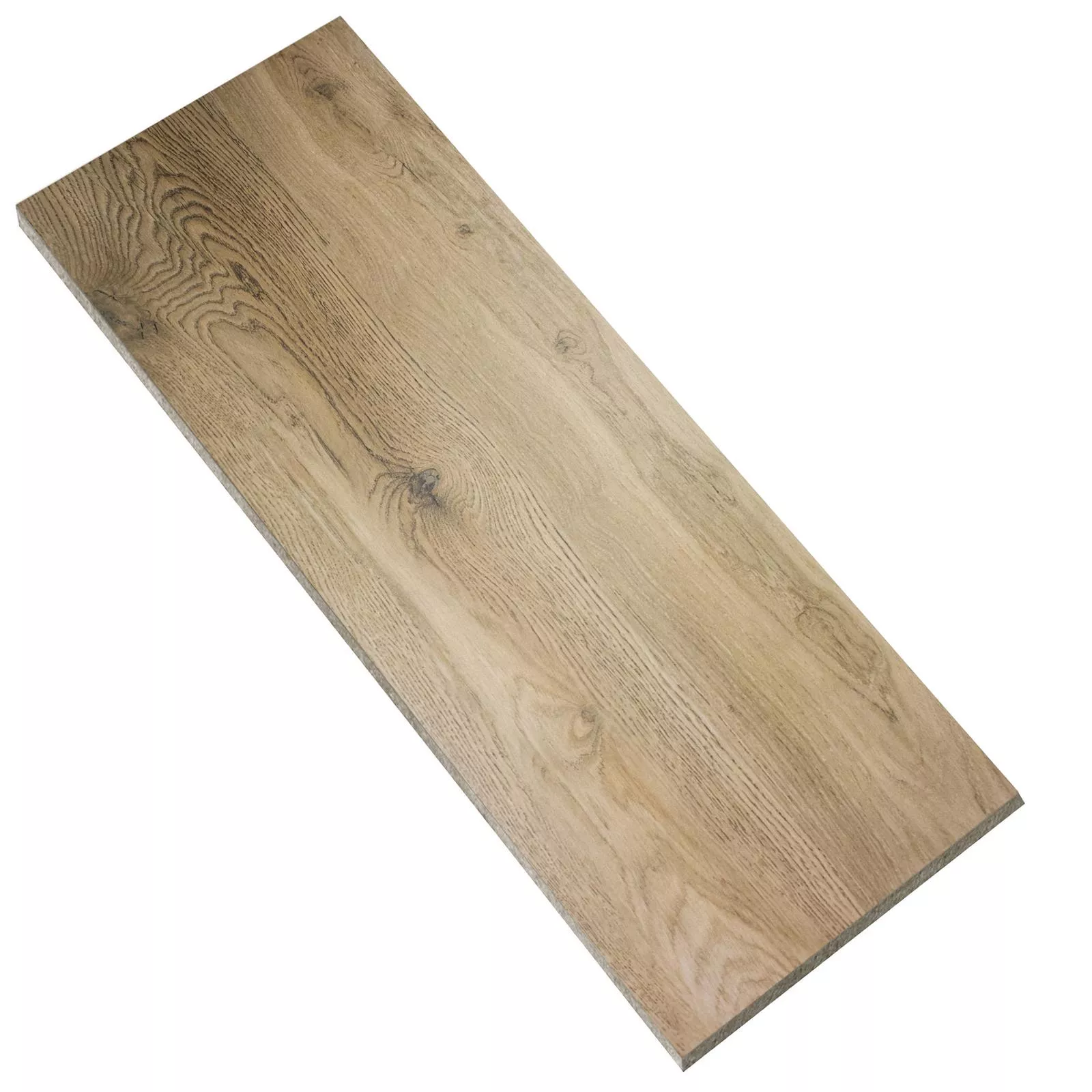 Vzorek Podlahová Dlaždice Dřevěný Vzhled Linsburg Tmavě Béžová 30x120cm