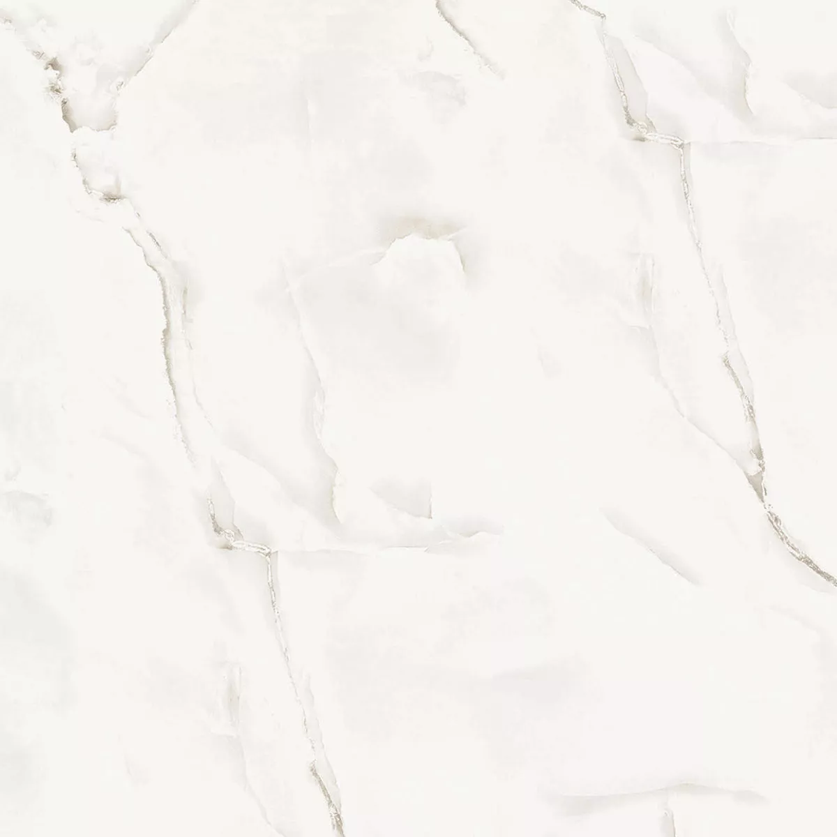 Gulvfliser Konza Marmor Utseende Polert Glitrende Hvit 120x120cm