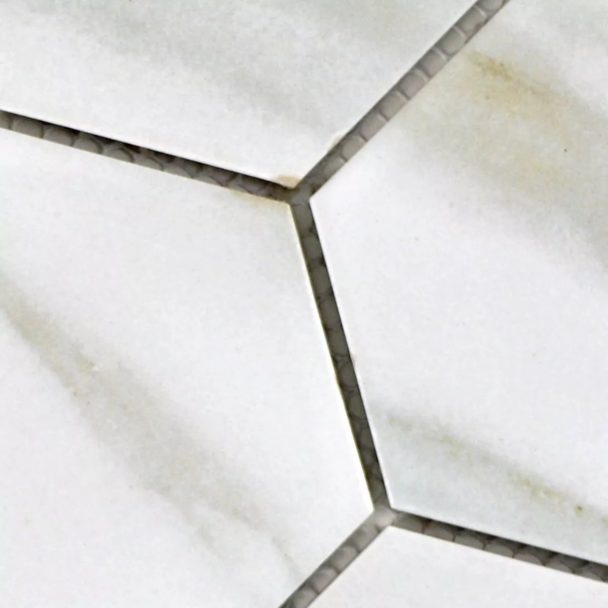 Sample Ceramic Mosaic Tiles Zorro Calacatta Hexagon 