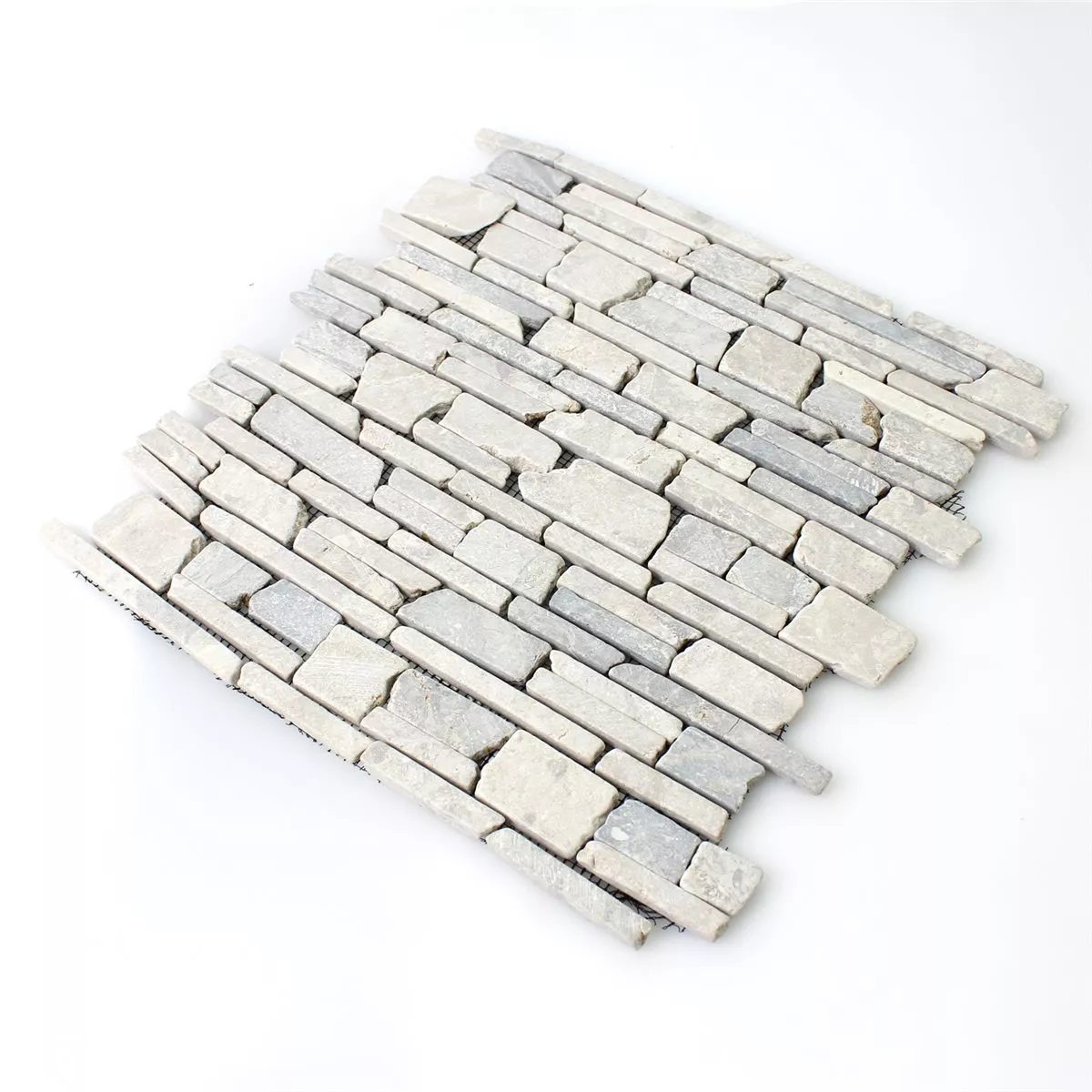 Mosaic Tiles Marble Brick Uni Grey