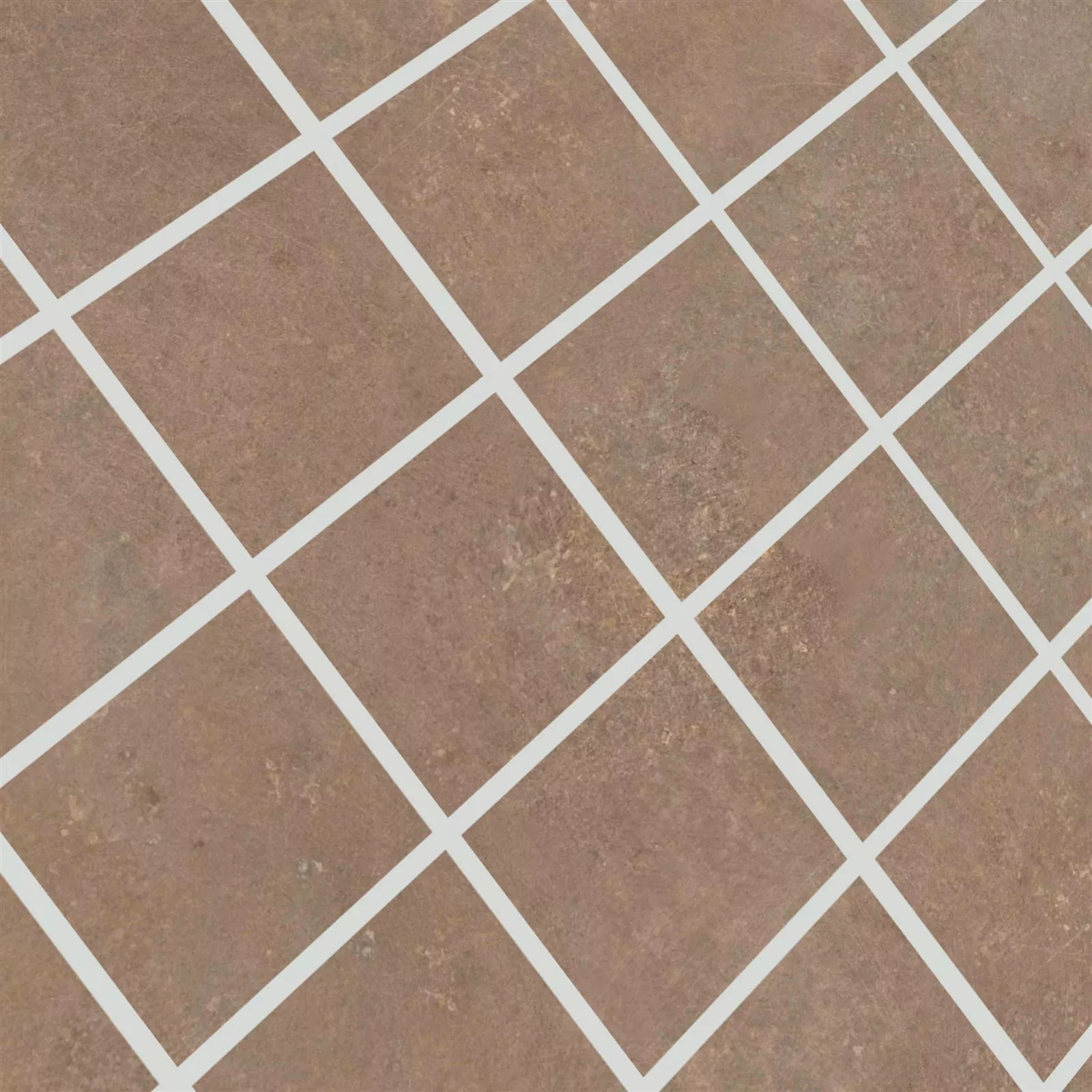 Keramická Mozaika Cementový Vzhled Peaceway Hnědá