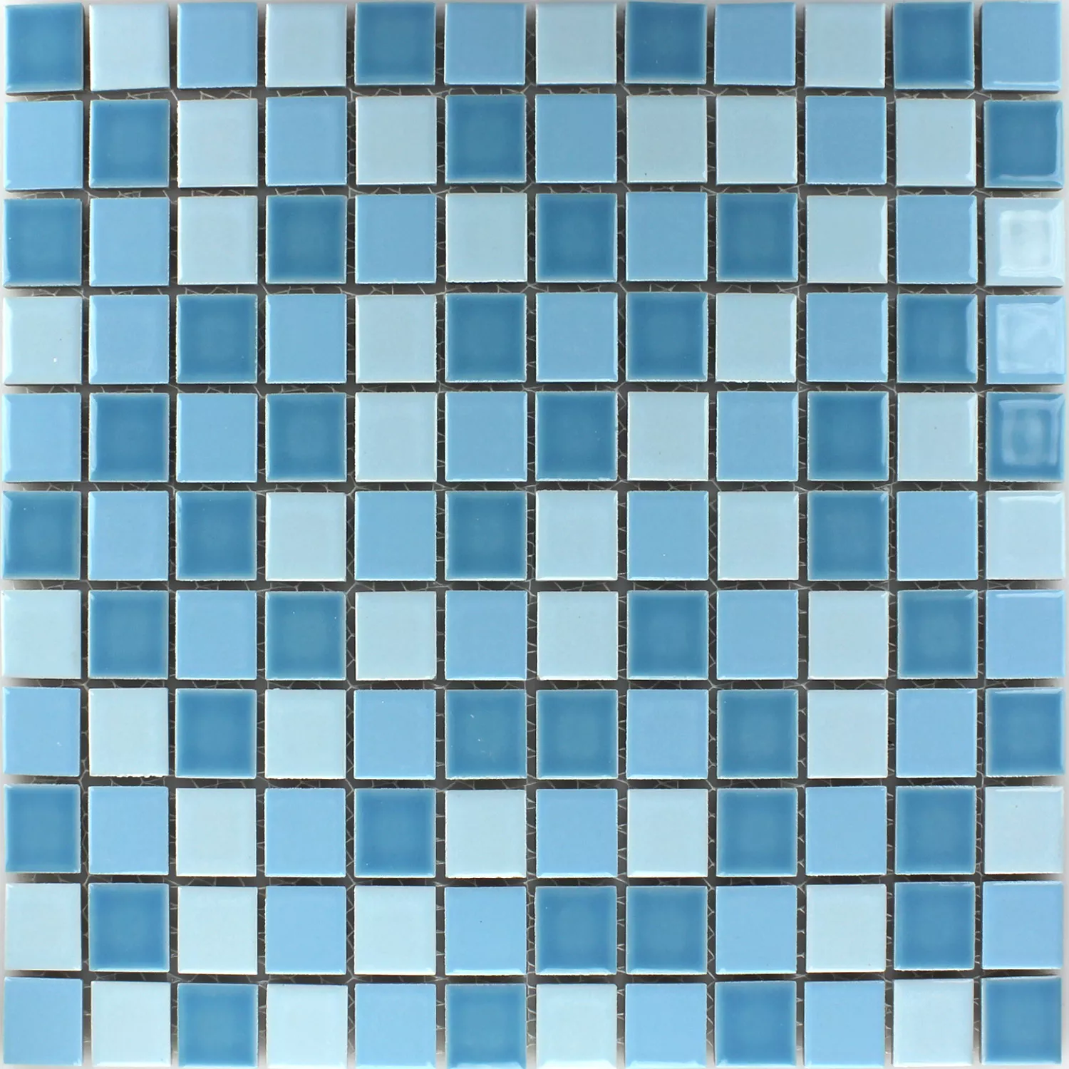 Plăci De Mozaic Ceramică Bodaway Albastru Mix 25x25x5mm