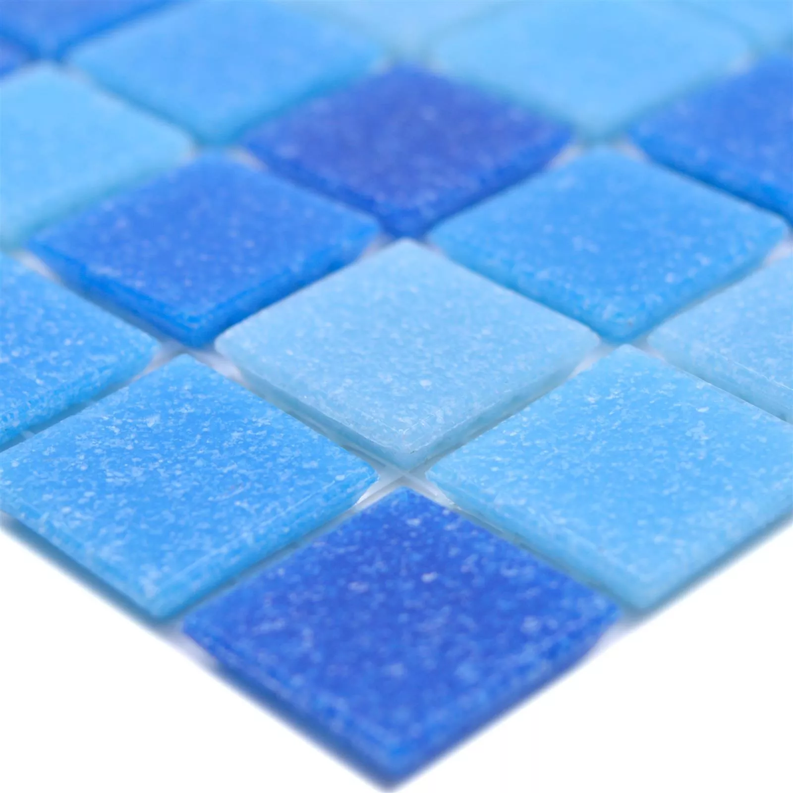 Sample Swimming Pool Mosaic North Sea Blue Mix