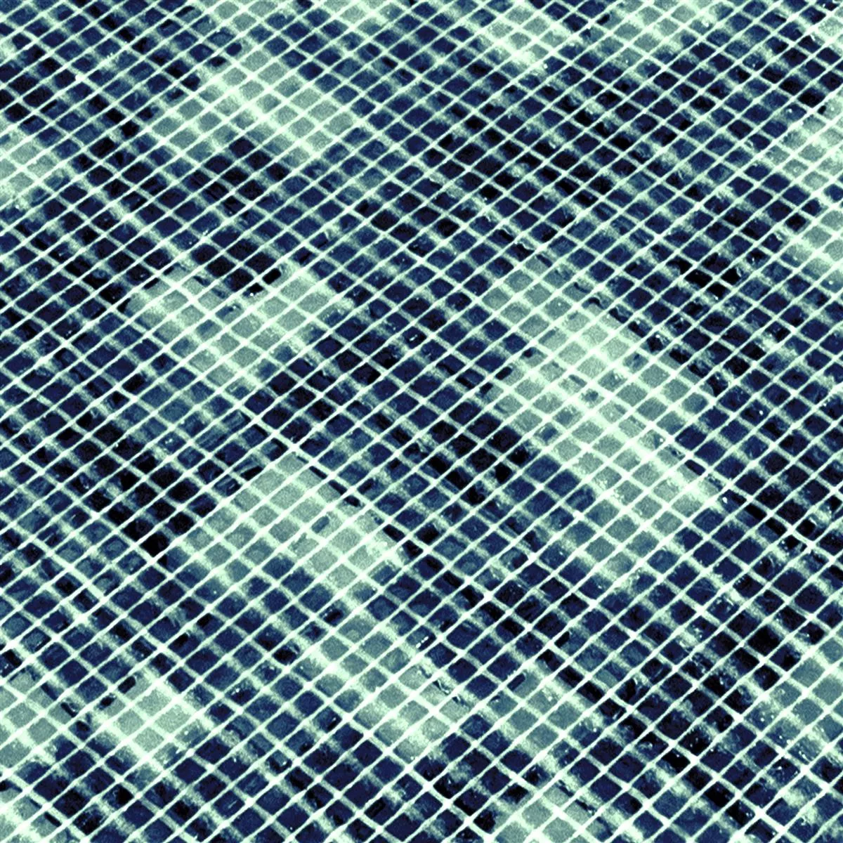 Glasmosaik Plattor Catalina Blå Grön Mix