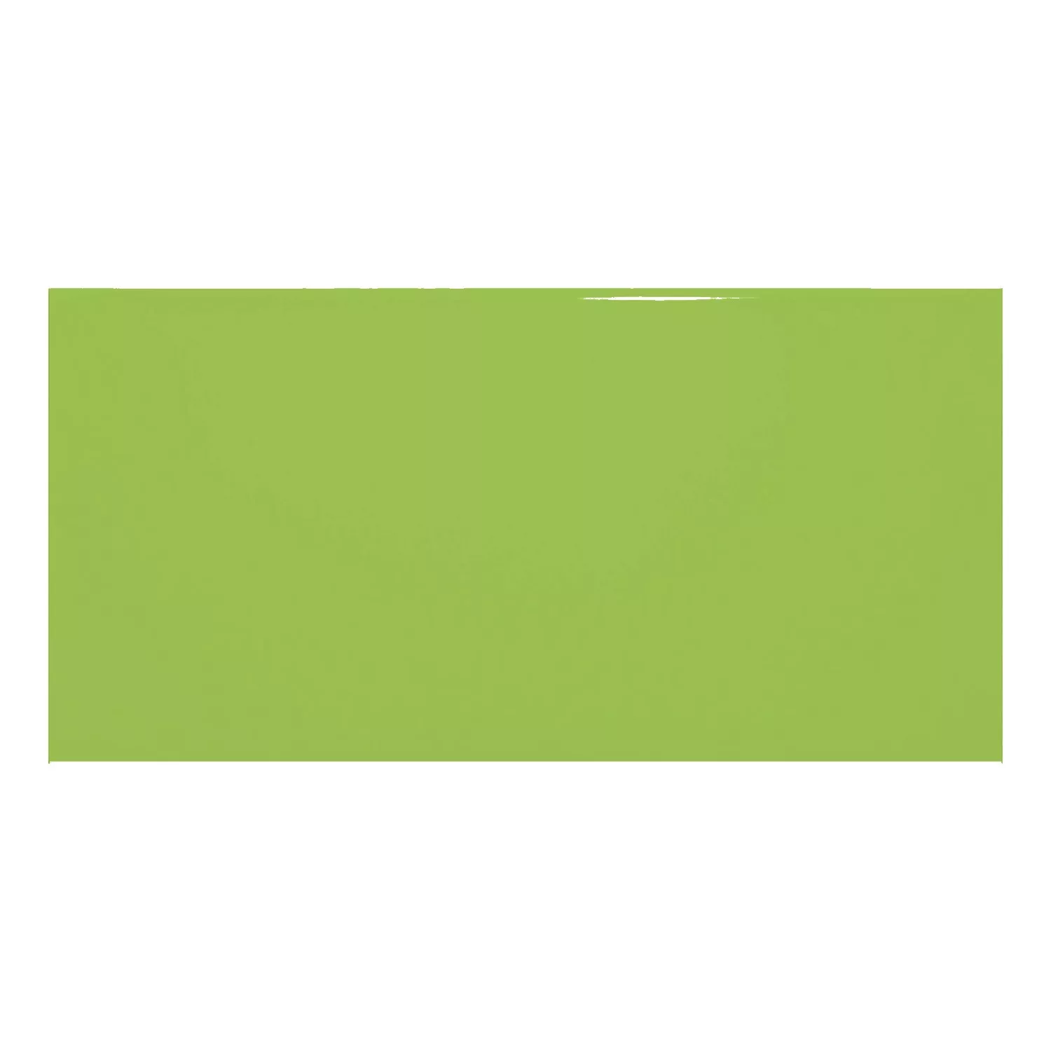 Metro tile Green Glossy 7,5x15 cm Without Facet Vivid Oasis