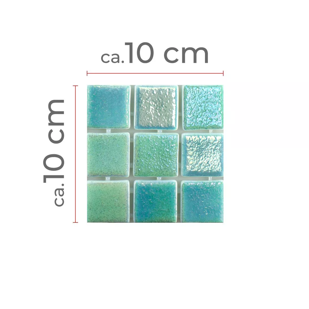 Sample Glas Zwembad Mozaïek McNeal Turquoise 38