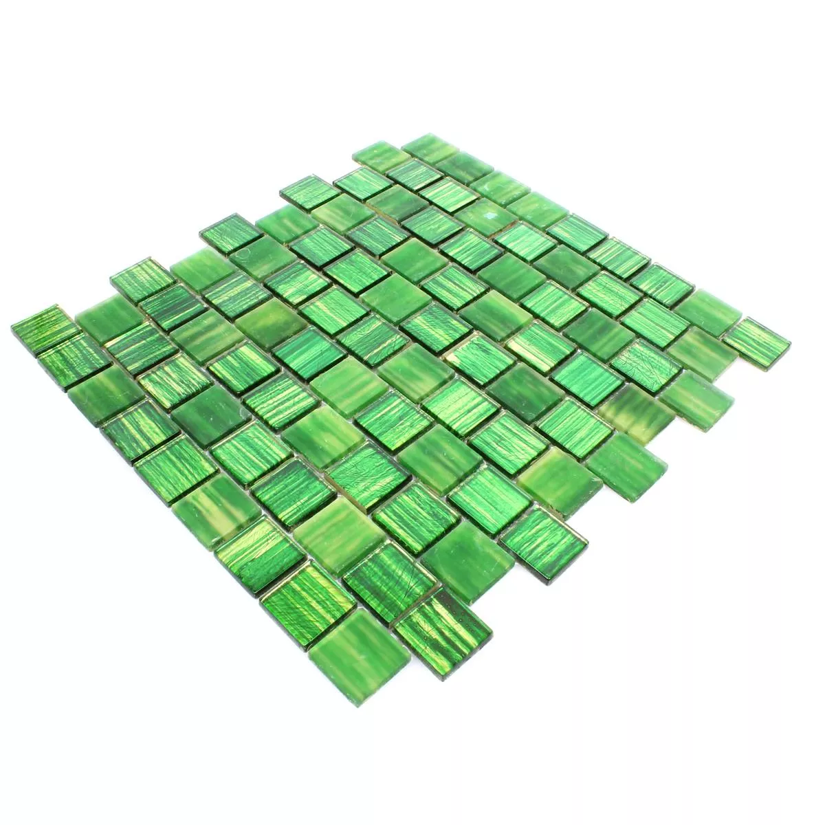 Mozaic De Sticlă Gresie Lanzarote Verde Îngust