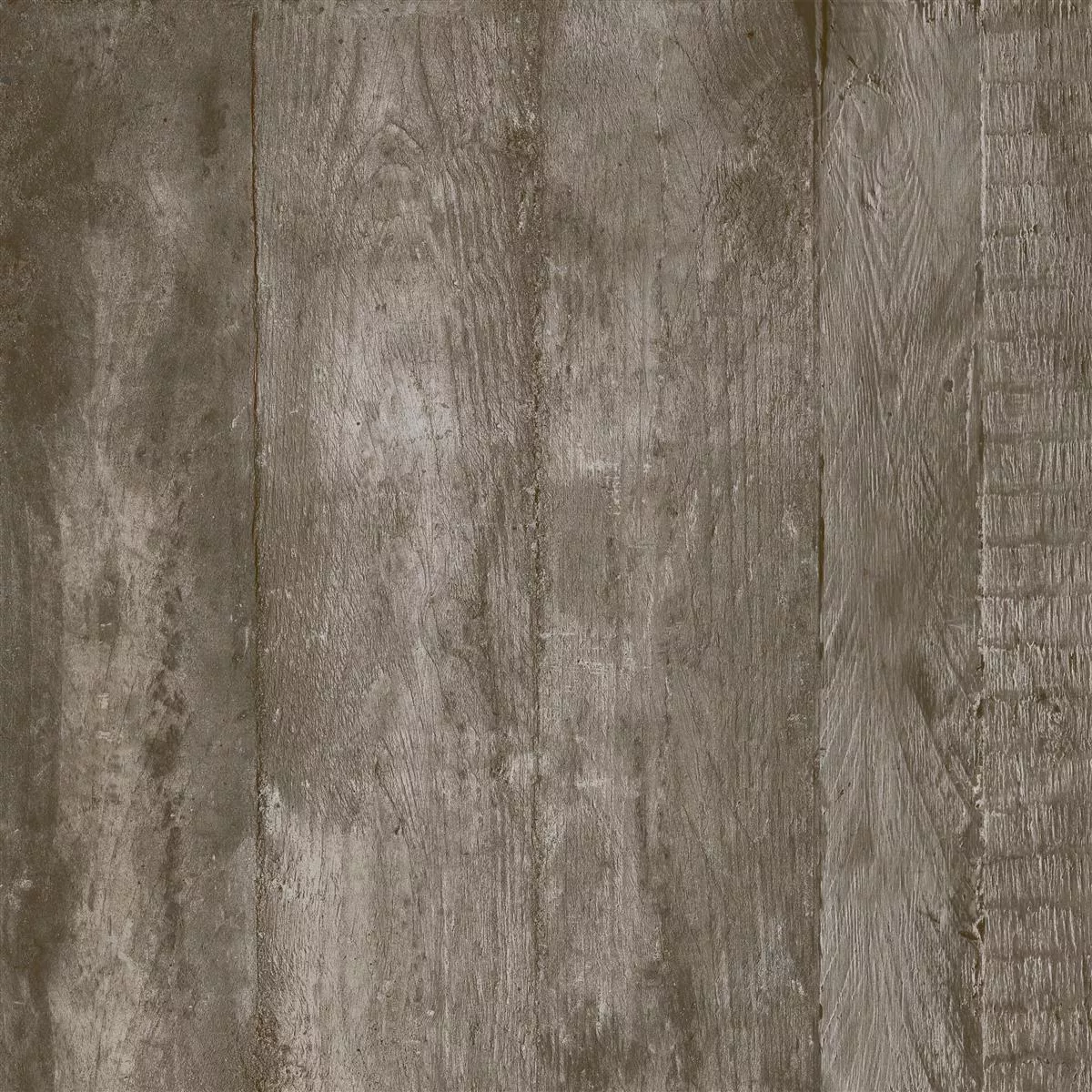 Podlahové Dlaždice Gorki Dřevěný Vzhled 60x60cm Glazovaný Hnědá