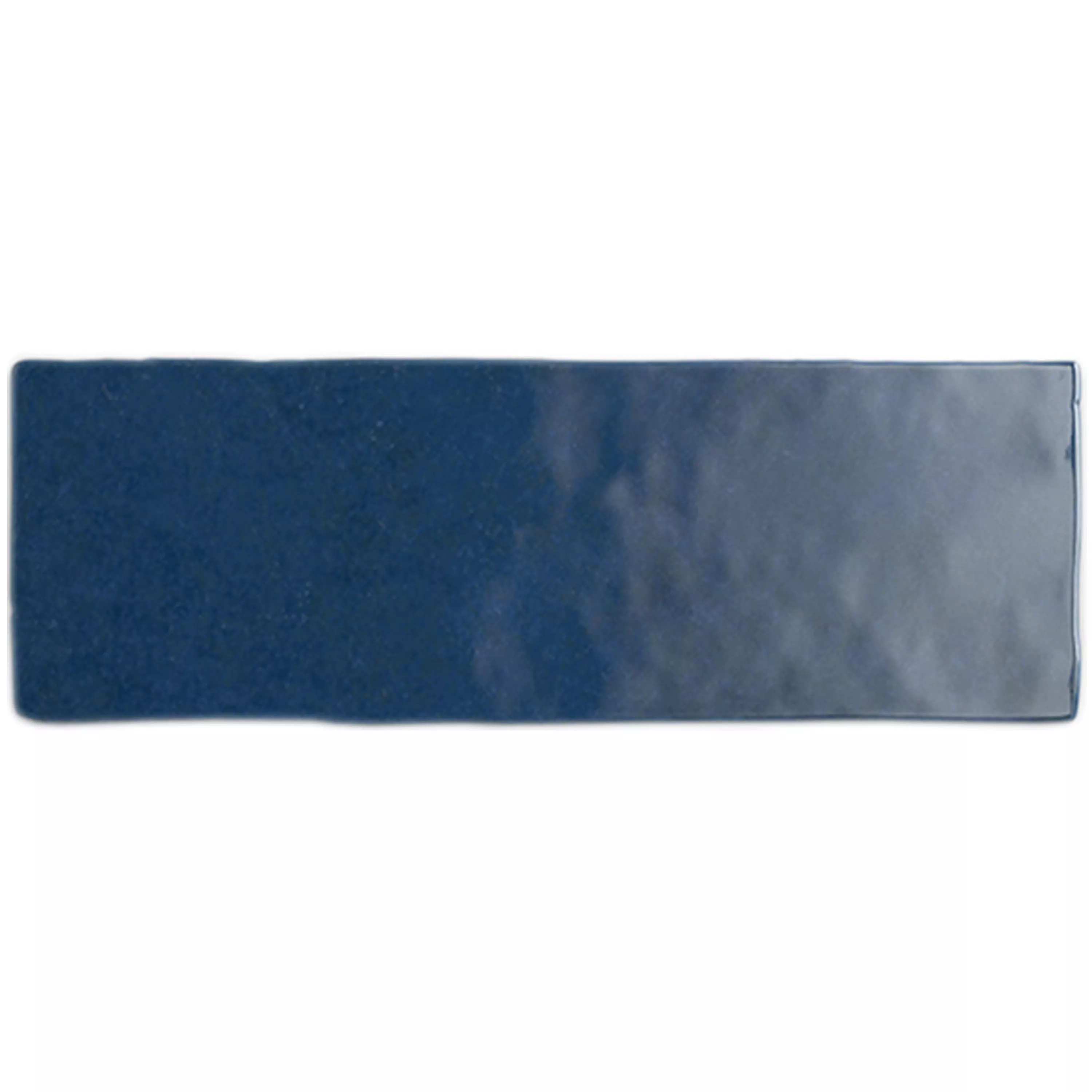 Mønster Veggfliser Concord Bølgeoptikk Blå 6,5x20cm