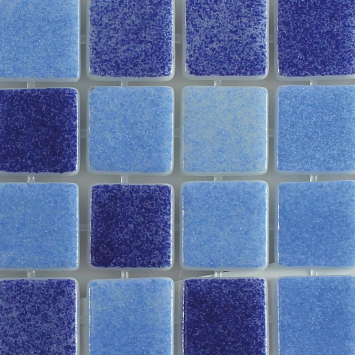 Mønster fra Glass Svømmebasseng Mosaikk Antonio Blå Mix
