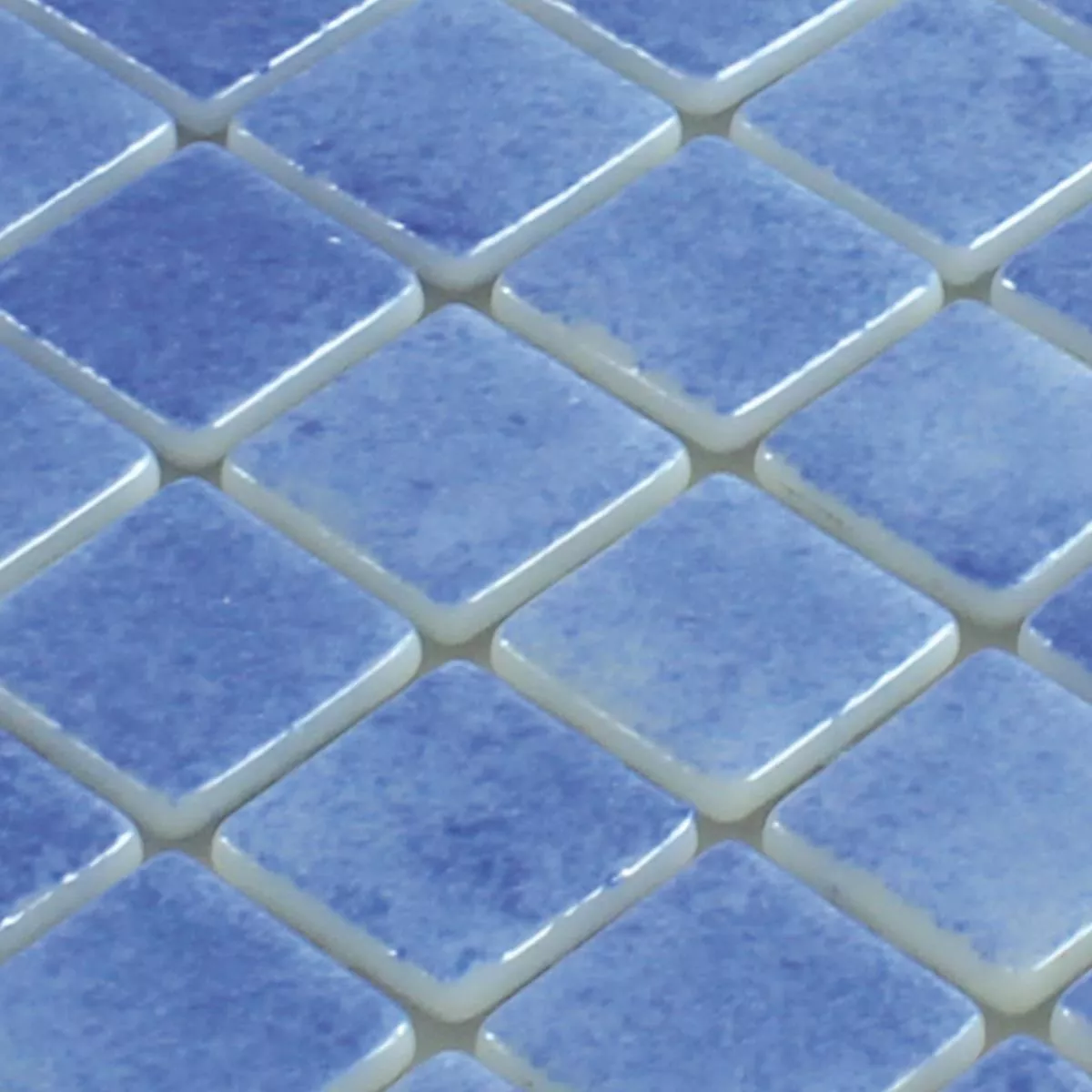 Model din Sticlă Piscina Mozaic Lagune R11C Cer Albastru