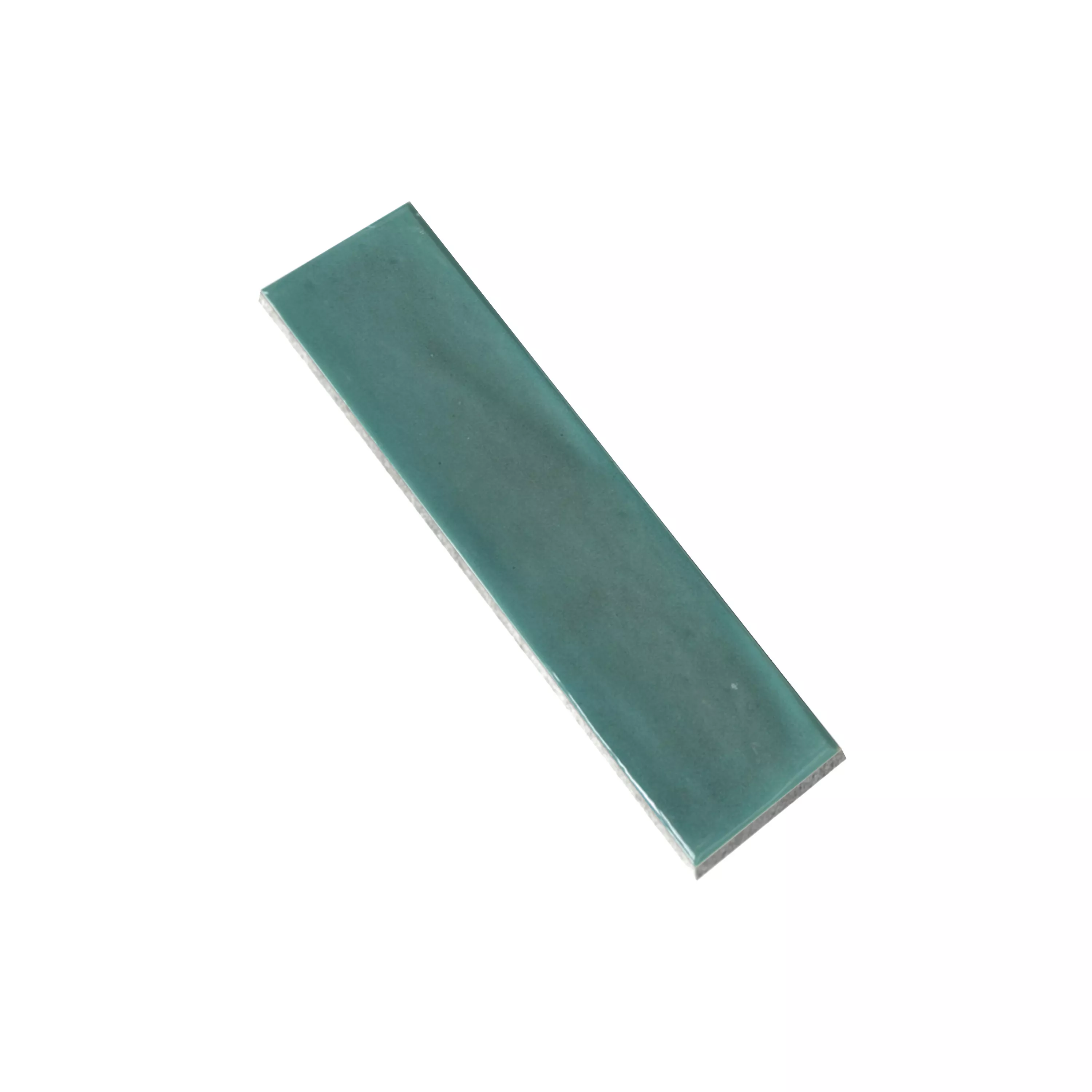 Mønster Veggfliser Conway Bølgete 7,5x30cm Smaragdgrønn