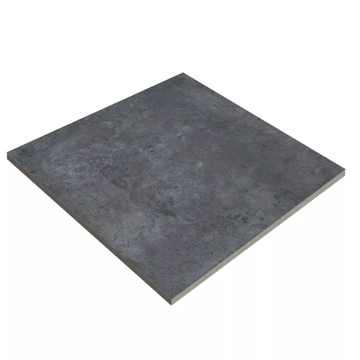 Lajes de Terraço Grés Porcelânico Bentonia Preto 60x60x2 cm