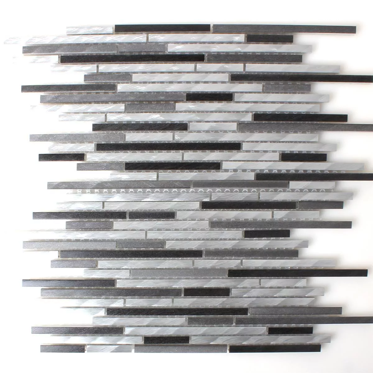 Mønster fra Mosaikkfliser Aluminium Sammensatt Svart Grå