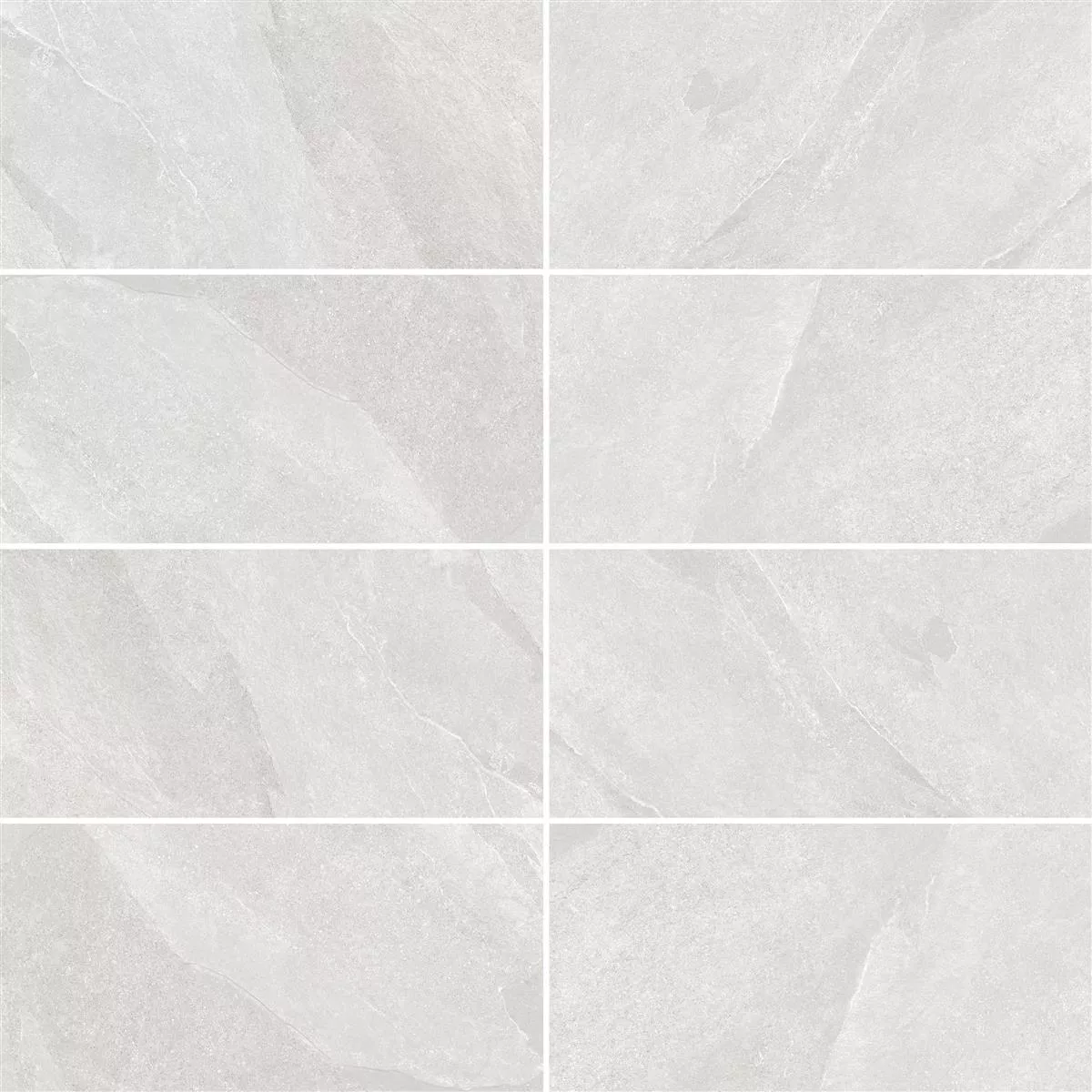 Sample Floor Tiles Memphis Stone Optic R10/B Light Grey 30x60cm
