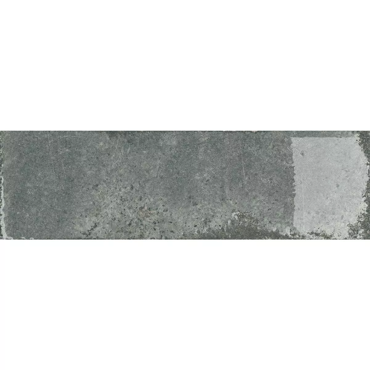 Wall Tiles Lara Glossy Waved 10x30cm Grey