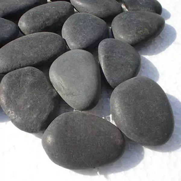 Mozaika Kamień Otoczak Kamień Naturalny Czarny