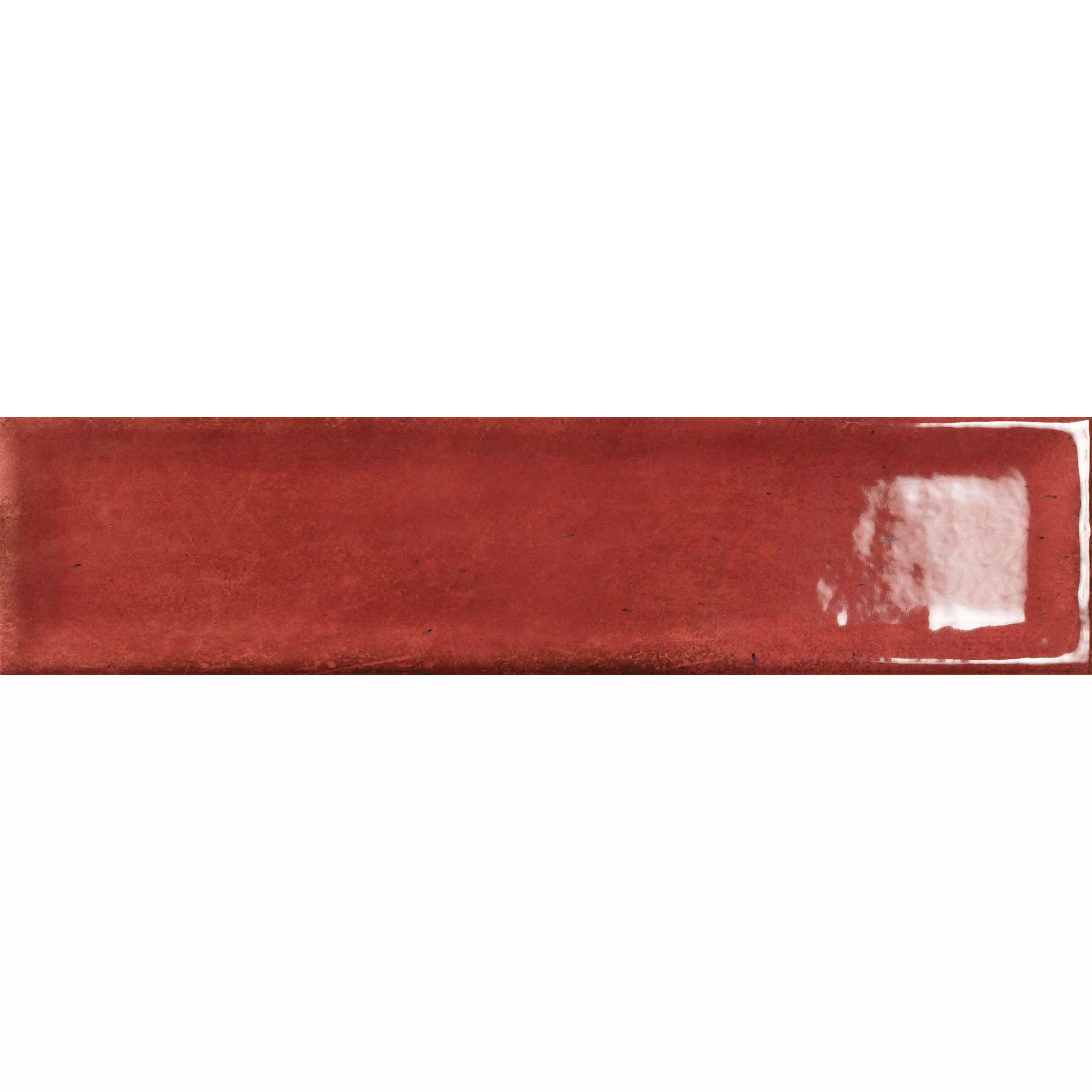 Carrelage Mural Pascal Brillant À l'intérieur Avec Facette Rouge 7,5x30cm Carrelage Mural Pascal Brillant À l'intérieur Avec Facette Rouge 7,5x30cm