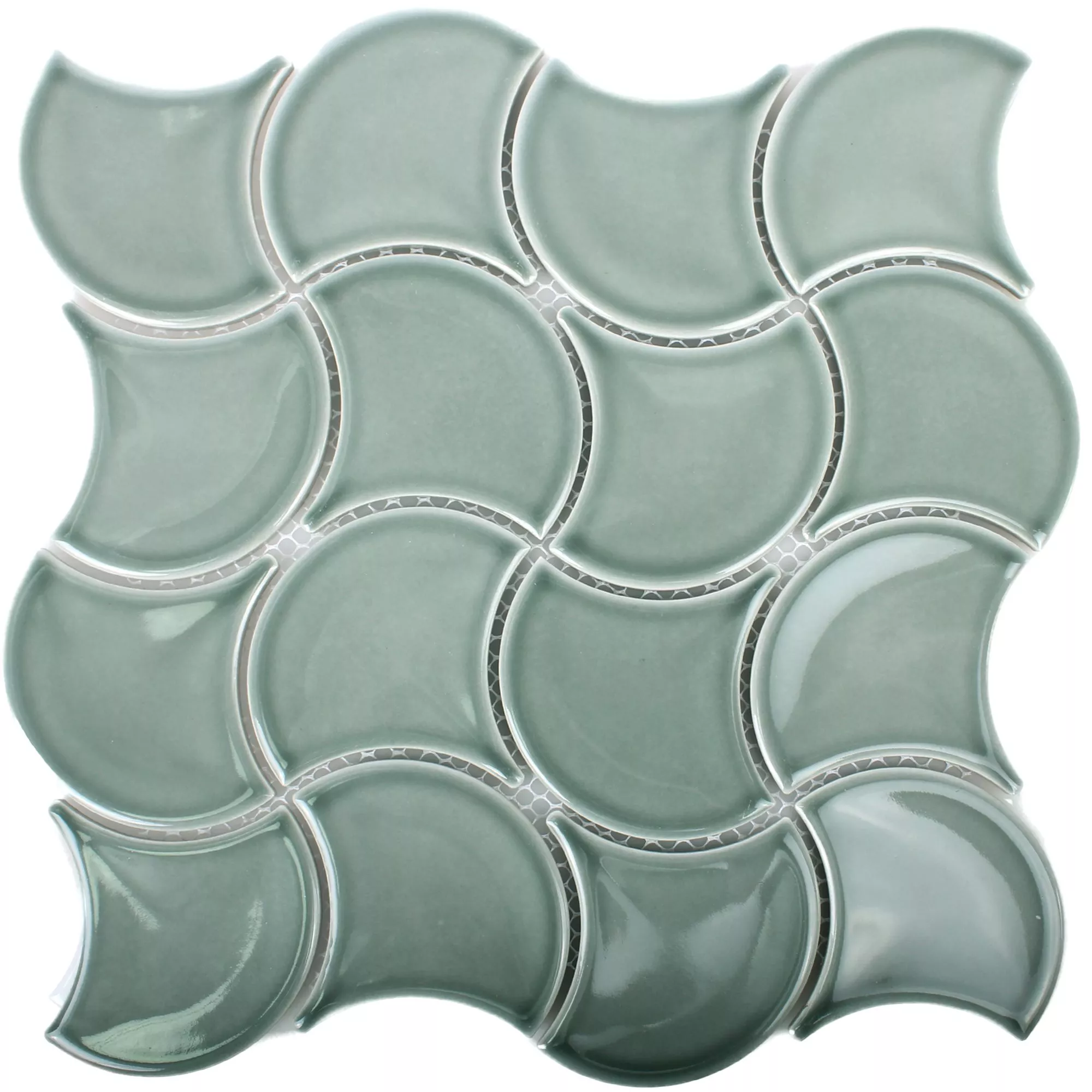 Ceramica Mosaico Toledo Welle Verde