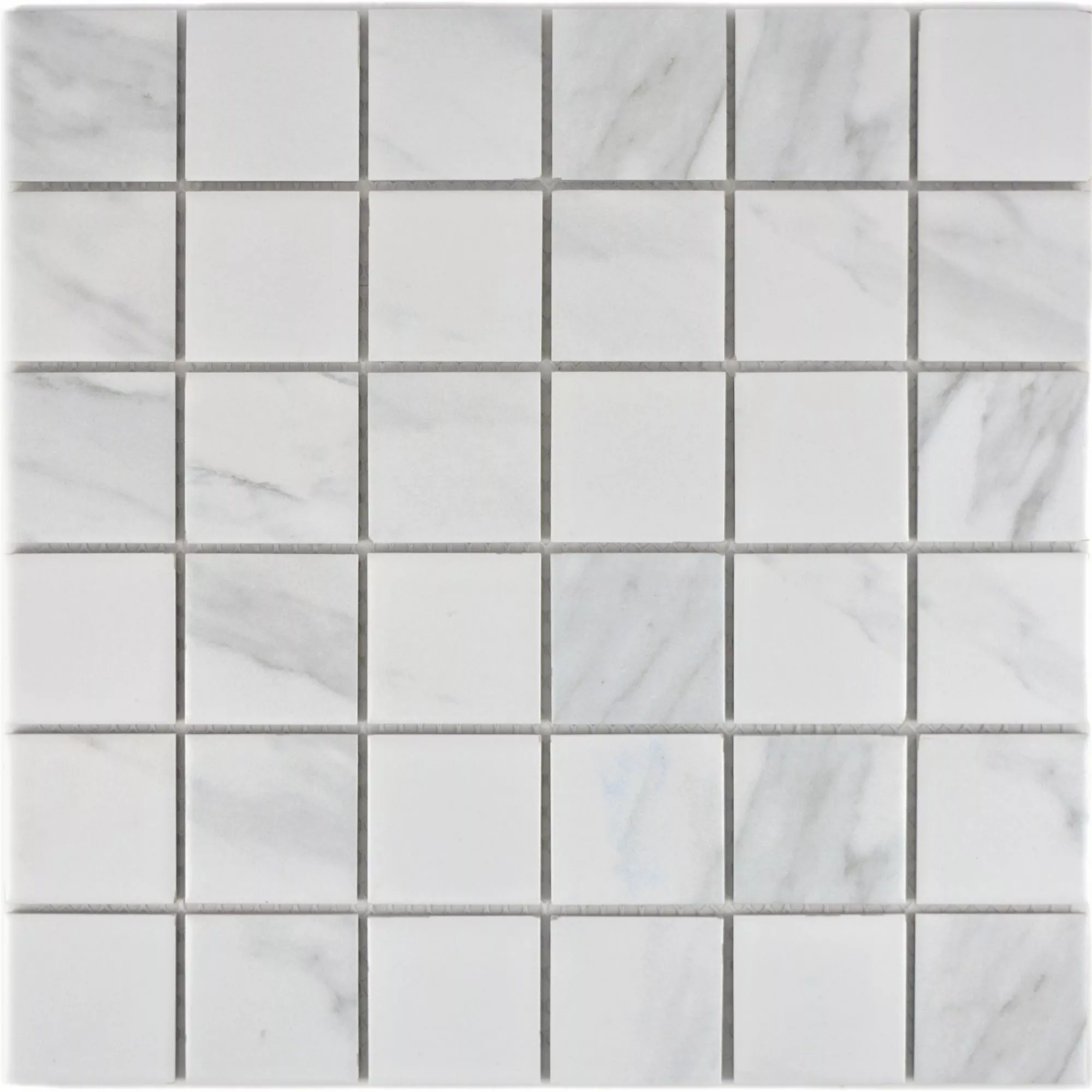Kεραμικά Ψηφιδωτά Πλακάκια Zyrus Carrara Tετράγωνο 48