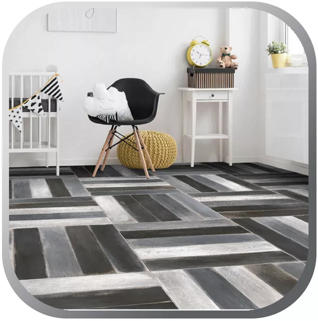 Floor tiles for the kitchen, bathroom and hallway