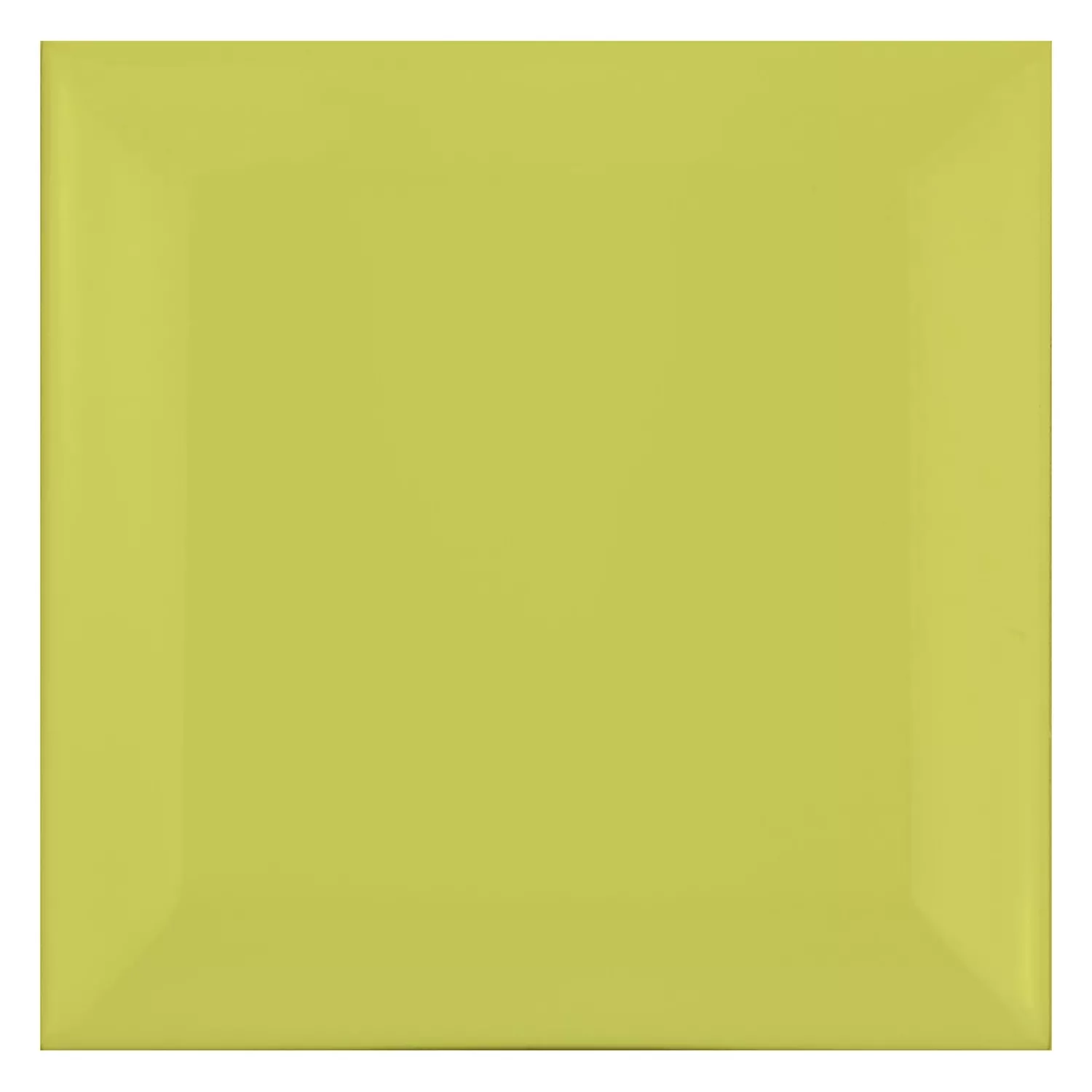 Metro tegel Groen Mat 10x10 cm Met Facet Catarina Pistacho
