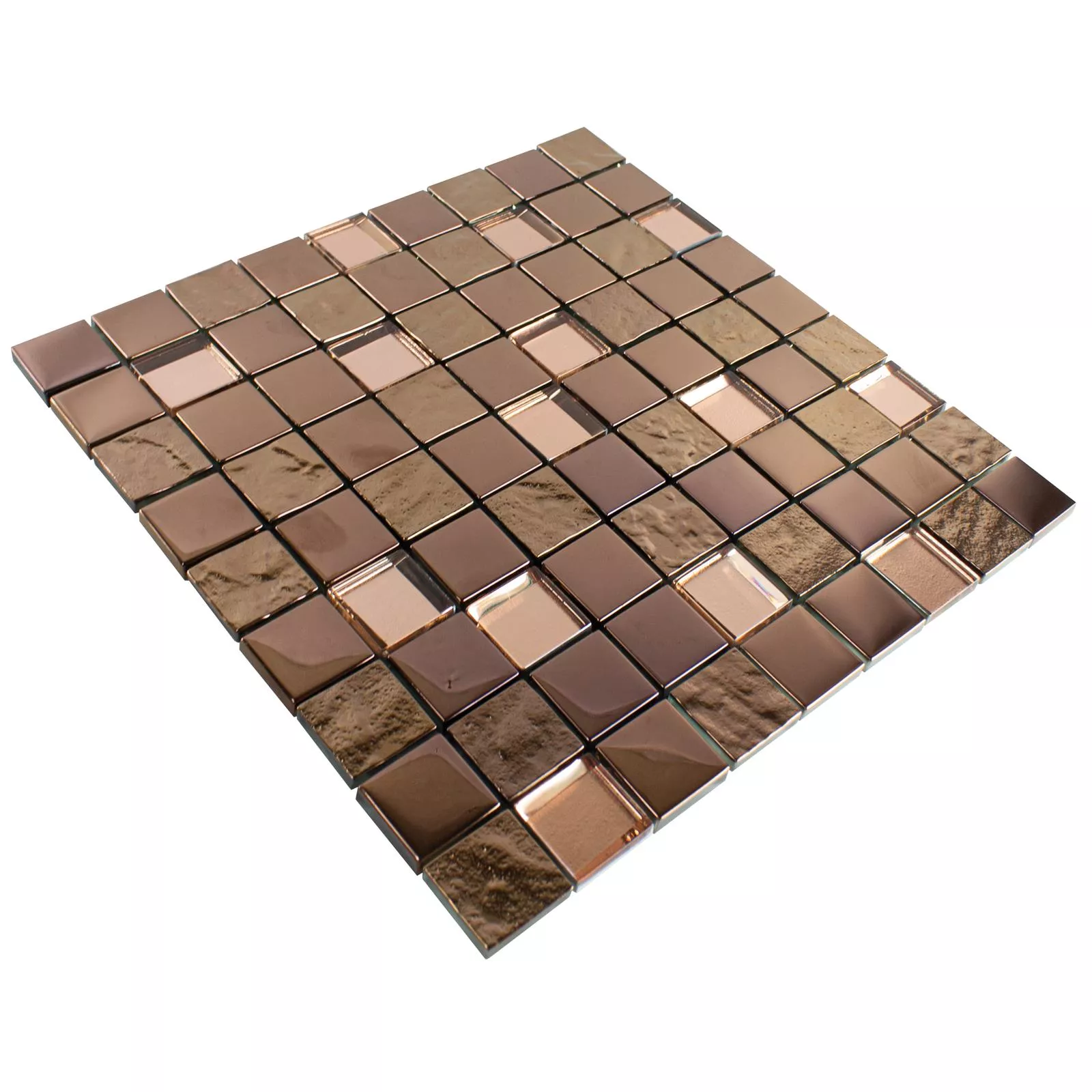Glass Mosaic Tiles Midland Copper