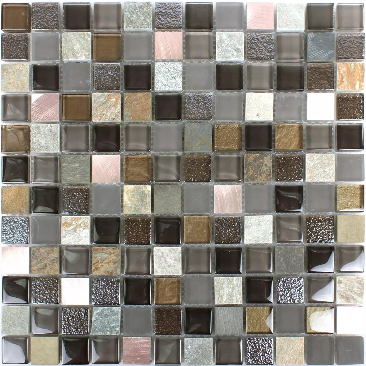 Glas Natursten Metal Mosaik Fliser Riksha