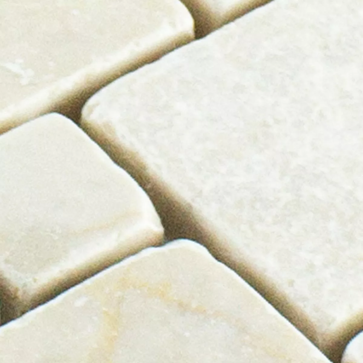 Padrão de Pedra Natural Mármore Azulejo Mosaico Kilkenny Cream
