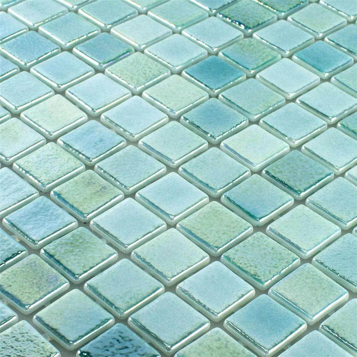 Vidro Piscina Pool Mosaico McNeal Turquesa 25