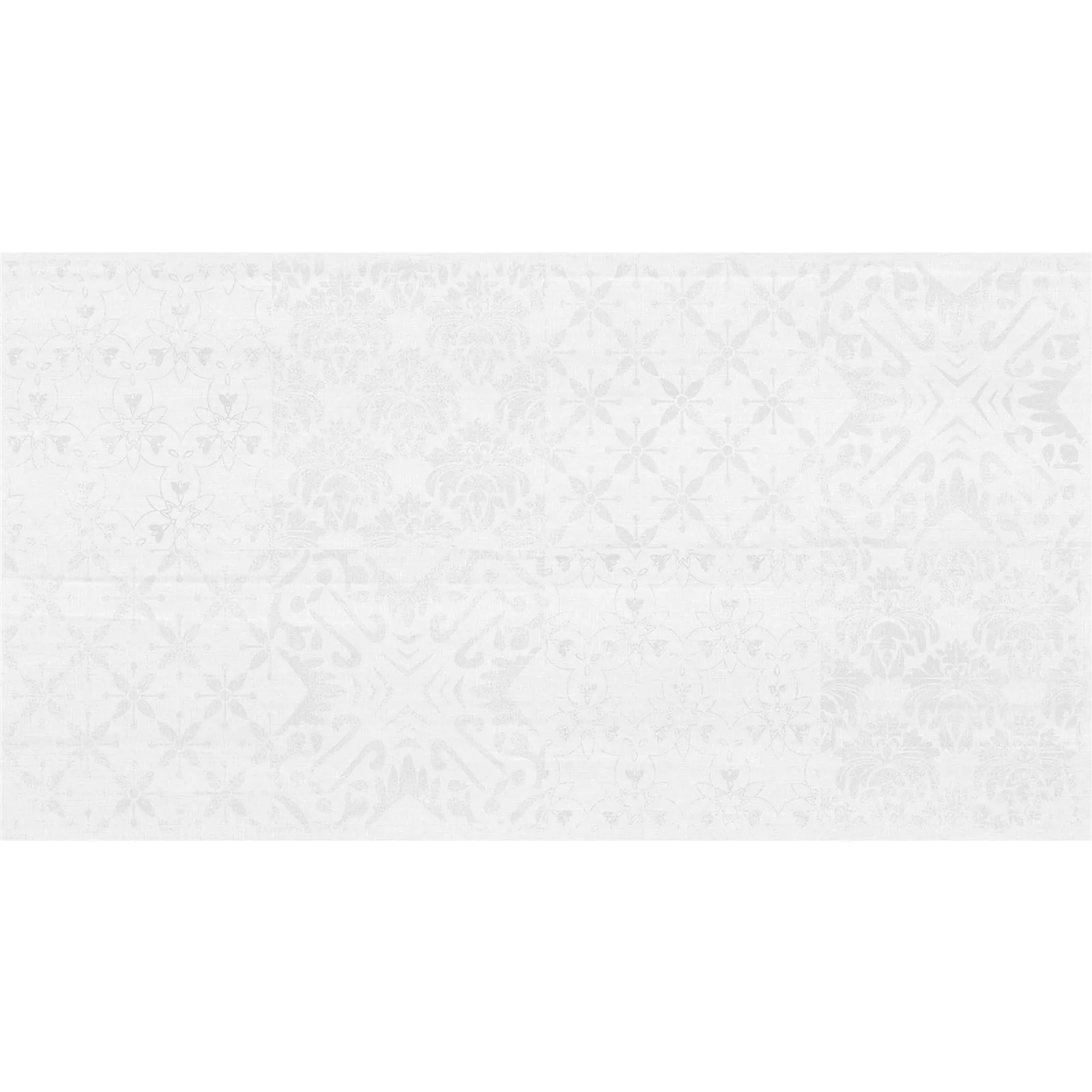 Muster Wandfliesen Abramson 30x60cm Matt Weiß Dekor