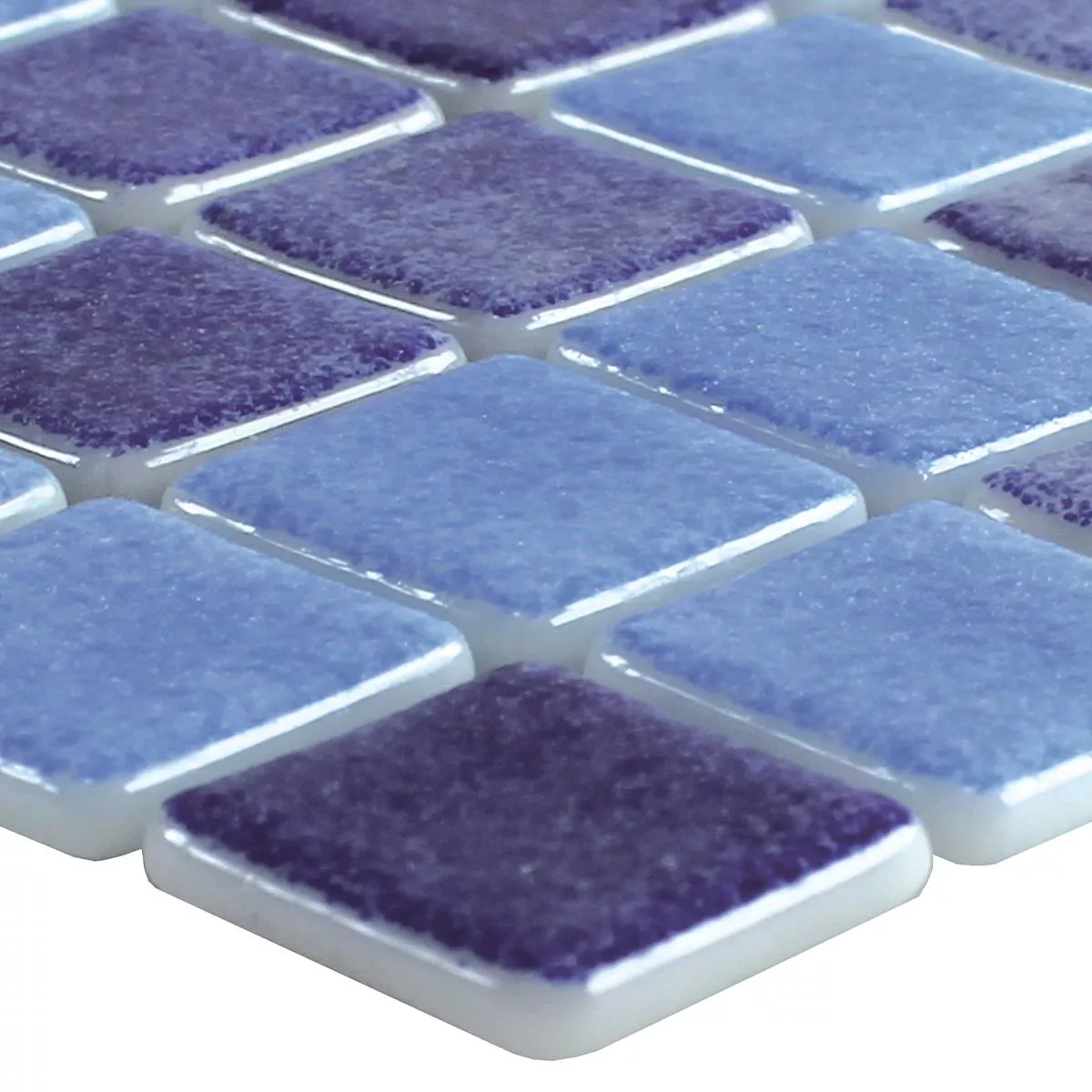 Mønster fra Glass Svømmebasseng Mosaikk Antonio Blå Mix