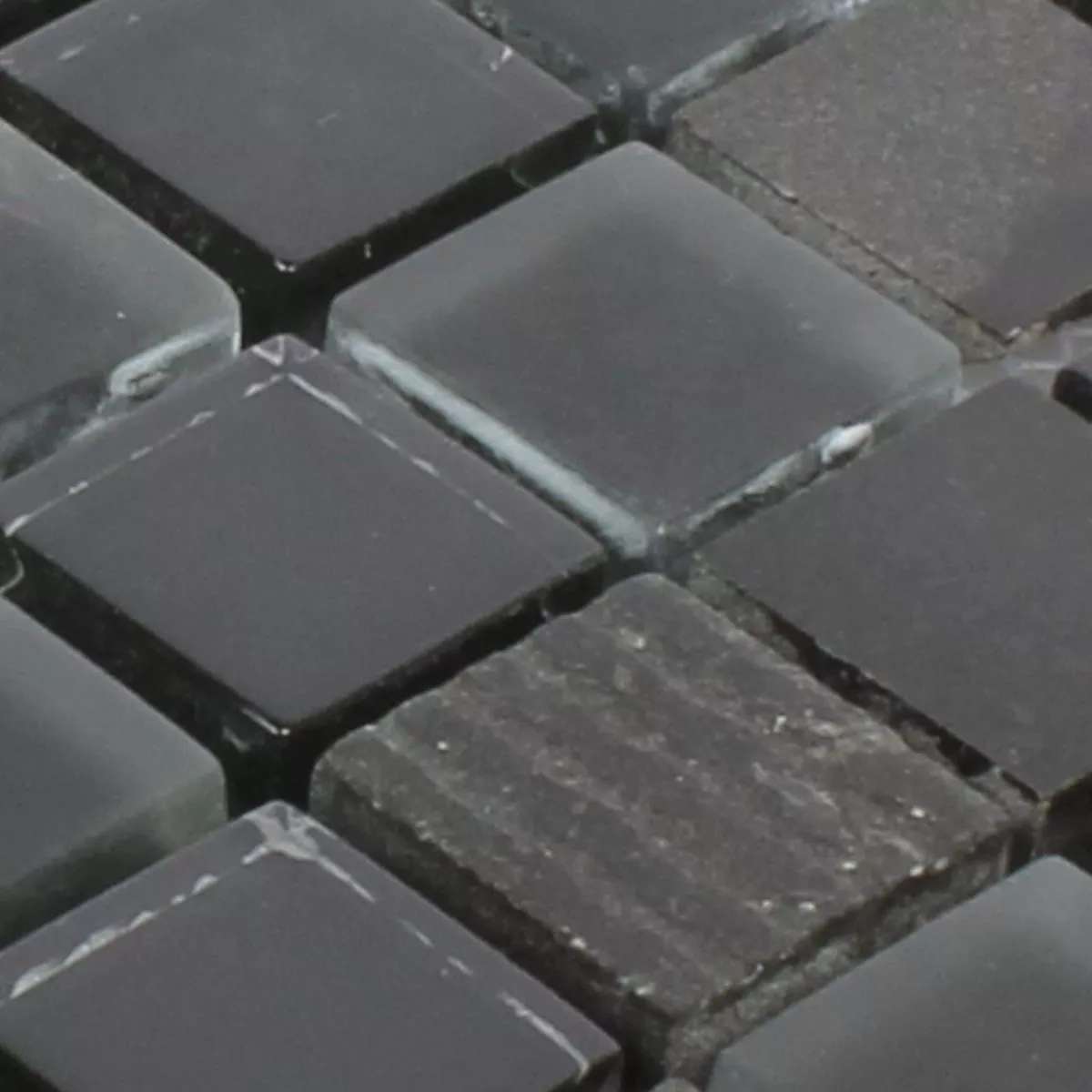 Πρότυπο από Ψηφιδωτά Πλακάκια Ankara Ποτήρι Πέτρα Mix Μαύρος 