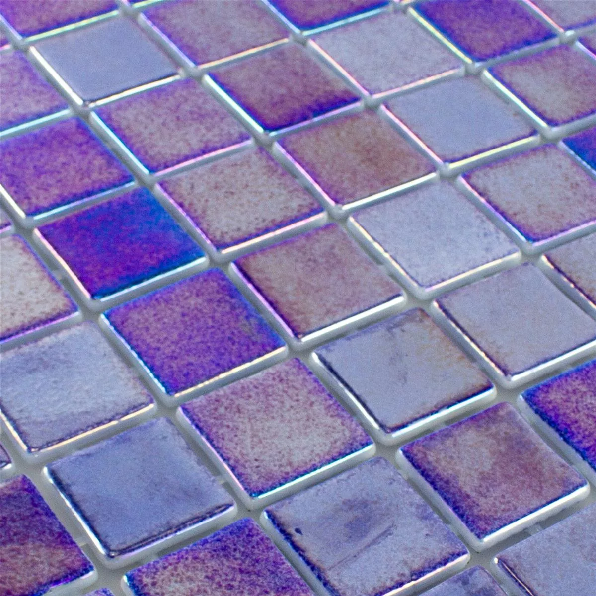 Glas Swimmingpool Mosaik McNeal Mørkeblå 38