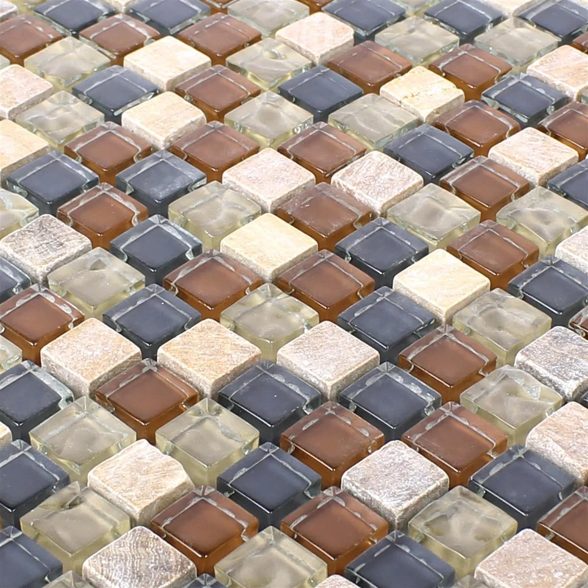 Mozaic De Sticlă Placi De Piatra Naturala Festus Maro Bej Gri