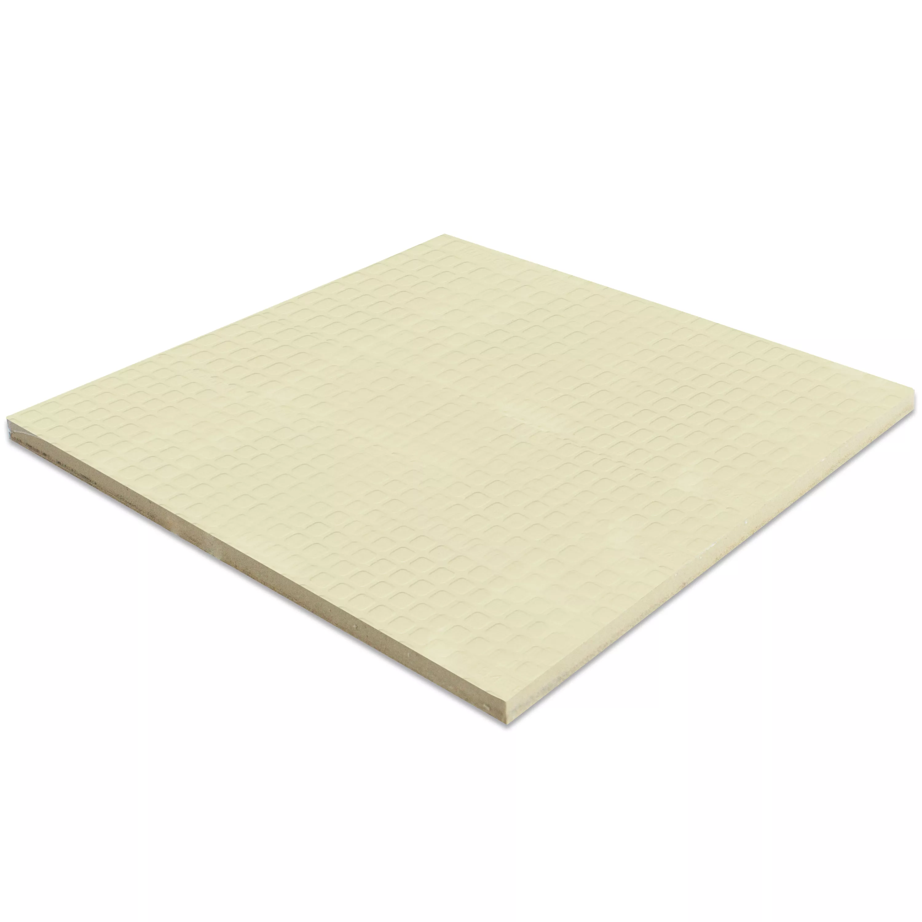 Model din Plăci Ceramice Pentru Pereti Lara Strălucitor Ondulat 15x15cm Gri