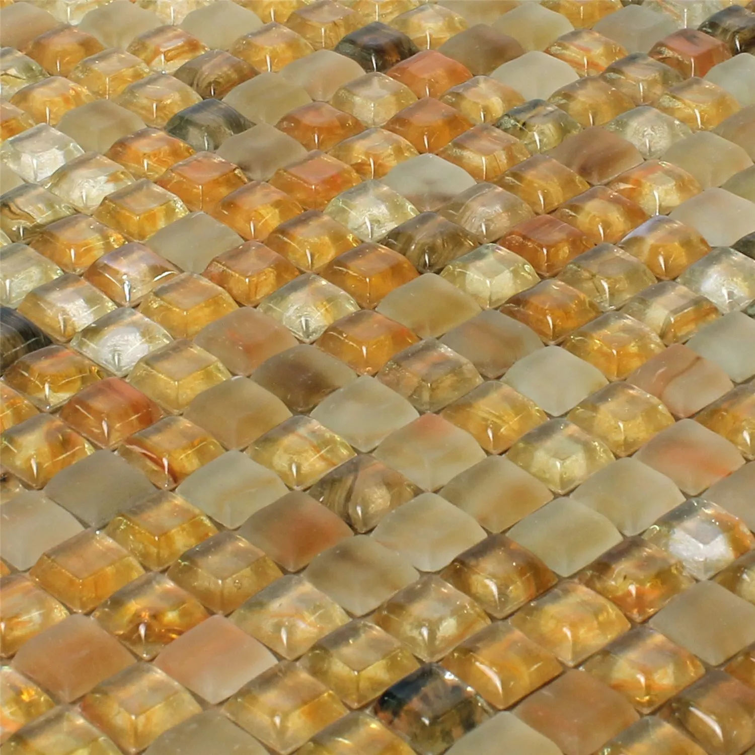 Muster von Glas Schwimmbad Pool Mosaik Fliesen Pergamon Beige