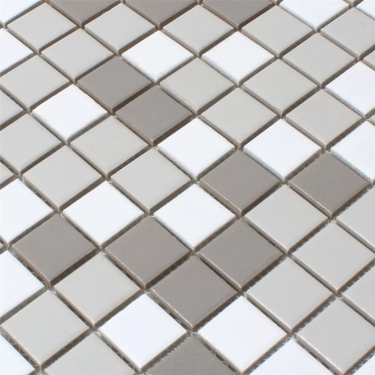 Próbka Mozaika Ceramika Biały Szary Antracyt Mix