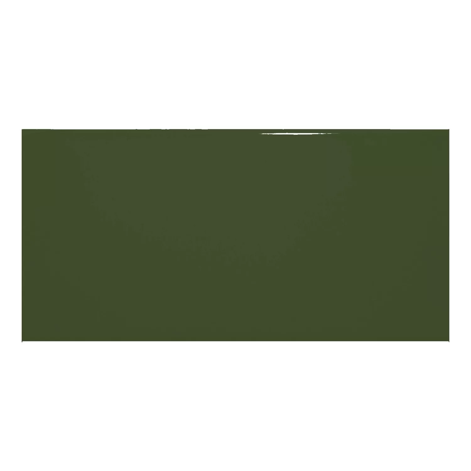 Metro tile Green Glossy 7,5x15 cm Without Facet Vivid Botella