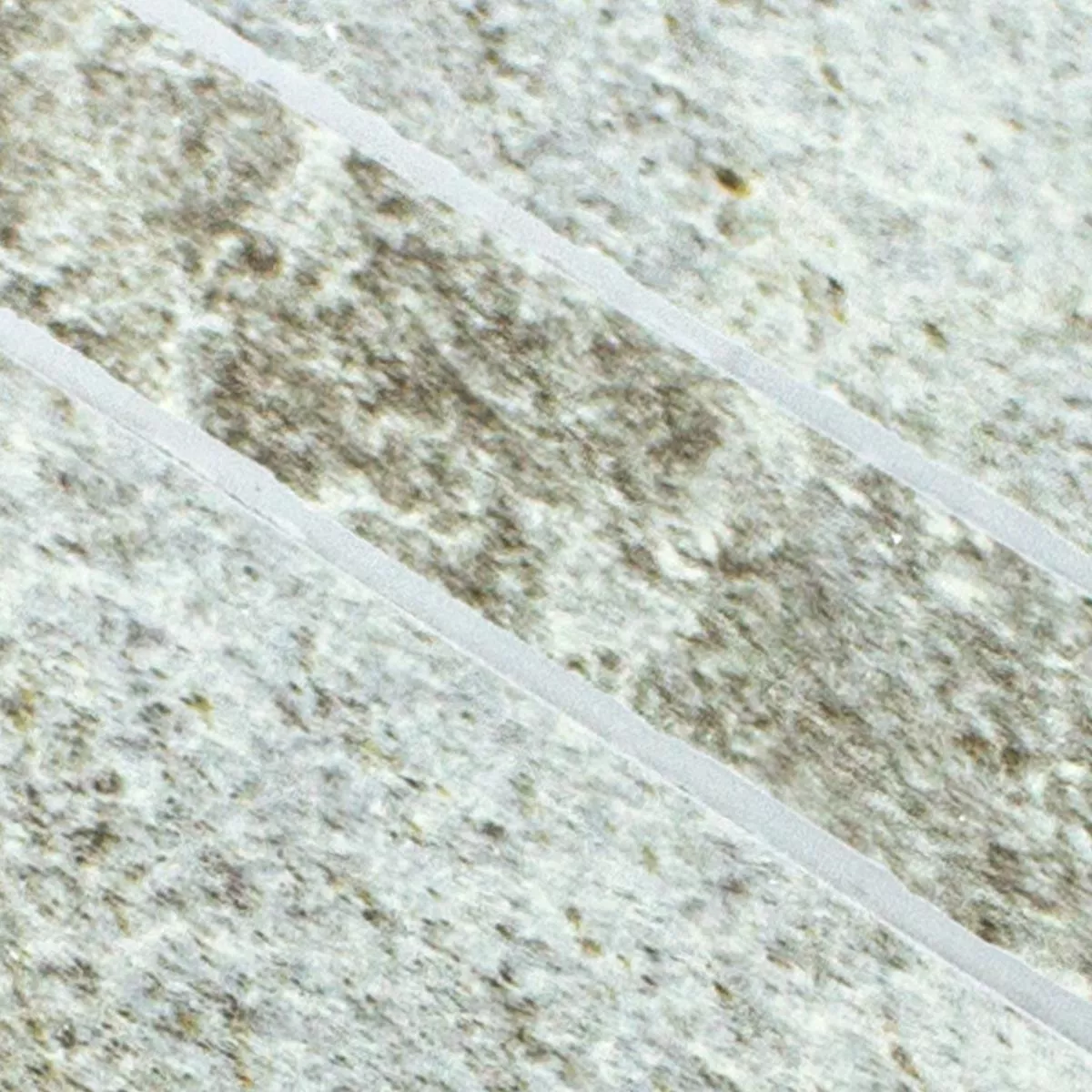 Muster von Mosaikfliesen Findlay Selbstklebend Steinoptik Grau
